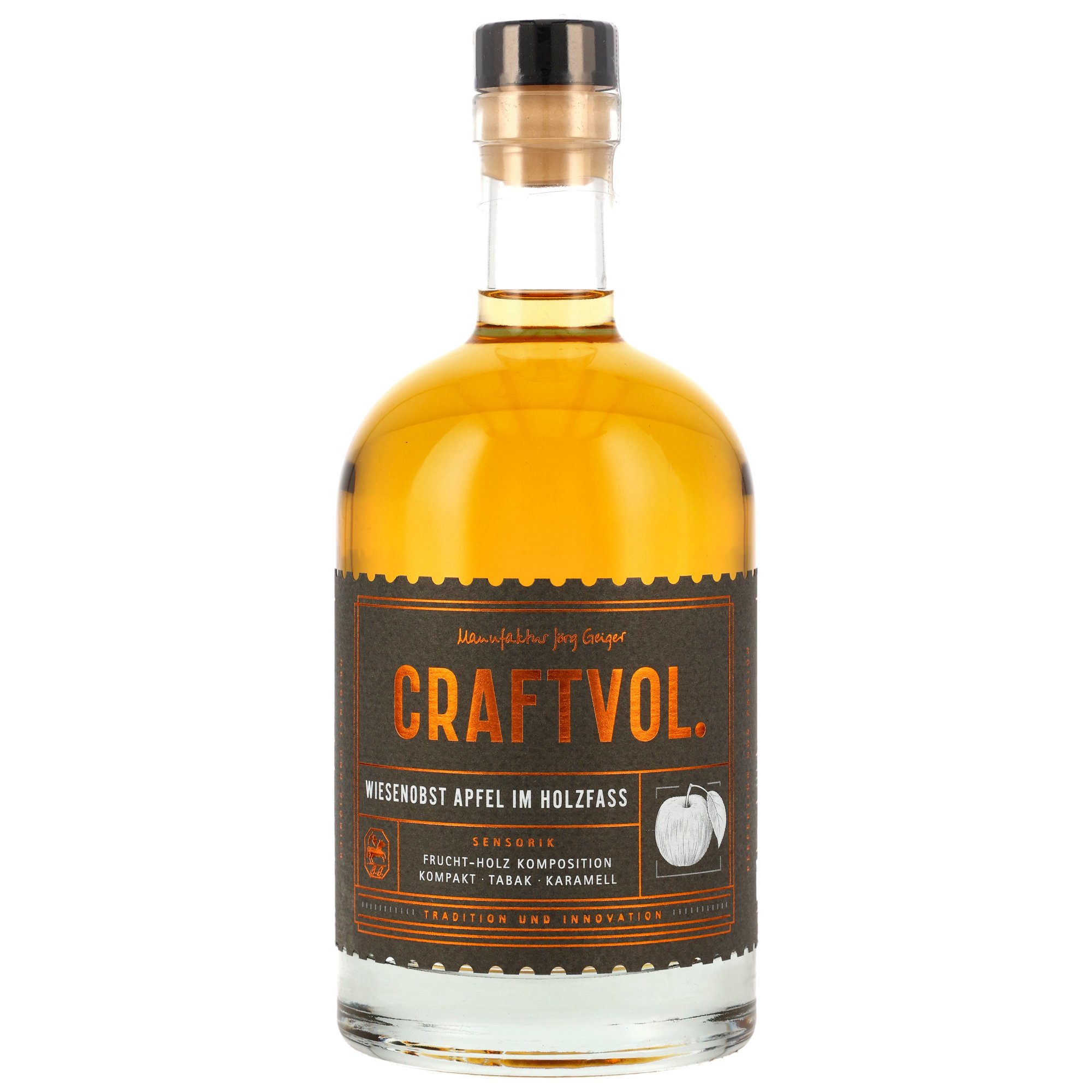 CRAFTVOL. Wiesenobst Apfel im Holzfass - Manufaktur Jörg Geiger