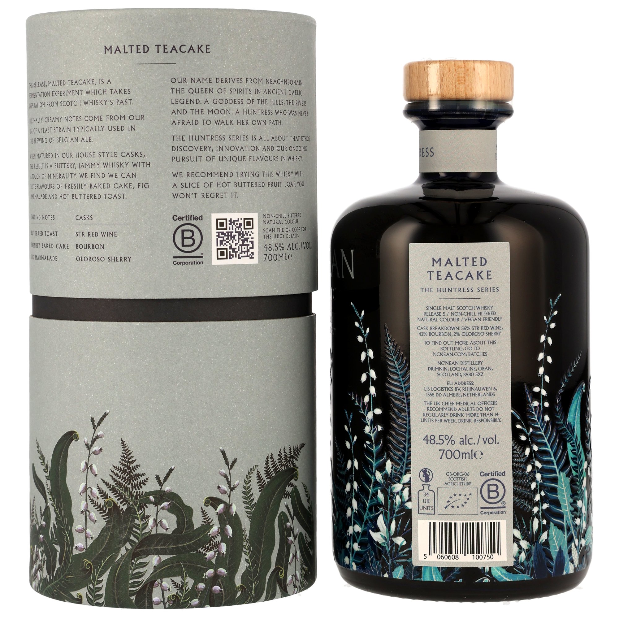 Nc'nean Huntress 2026 Malted Teacake - Organic Single Malt Whisky