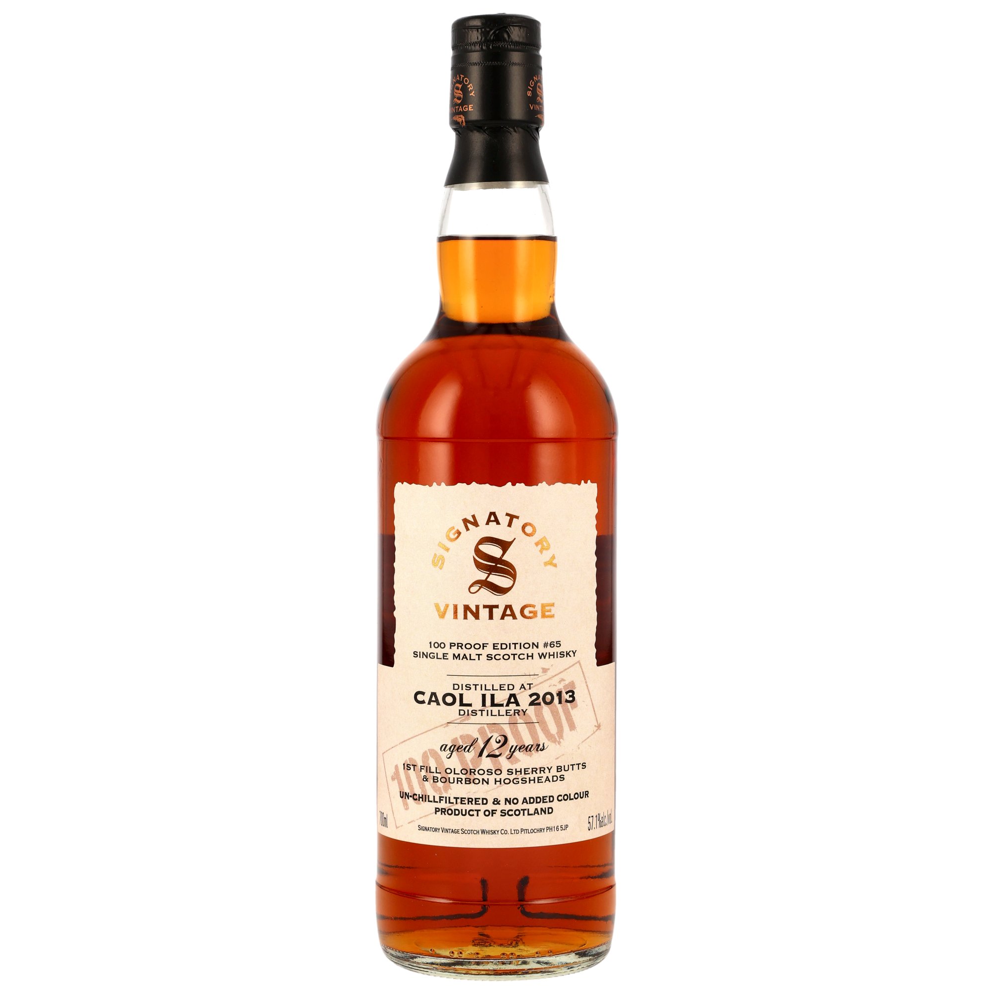 Caol Ila 2013/2025 - 12 y.o. - Signatory 100 PROOF Edition #65