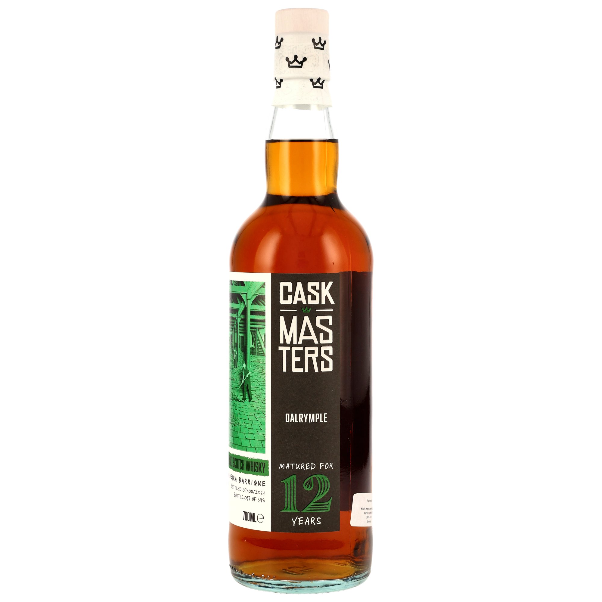 Dalrymple 2013/2026 - 12 y.o. - 1st Fill Madeira Barrique #801348/2013 - Cask Masters - Brave New Spirits