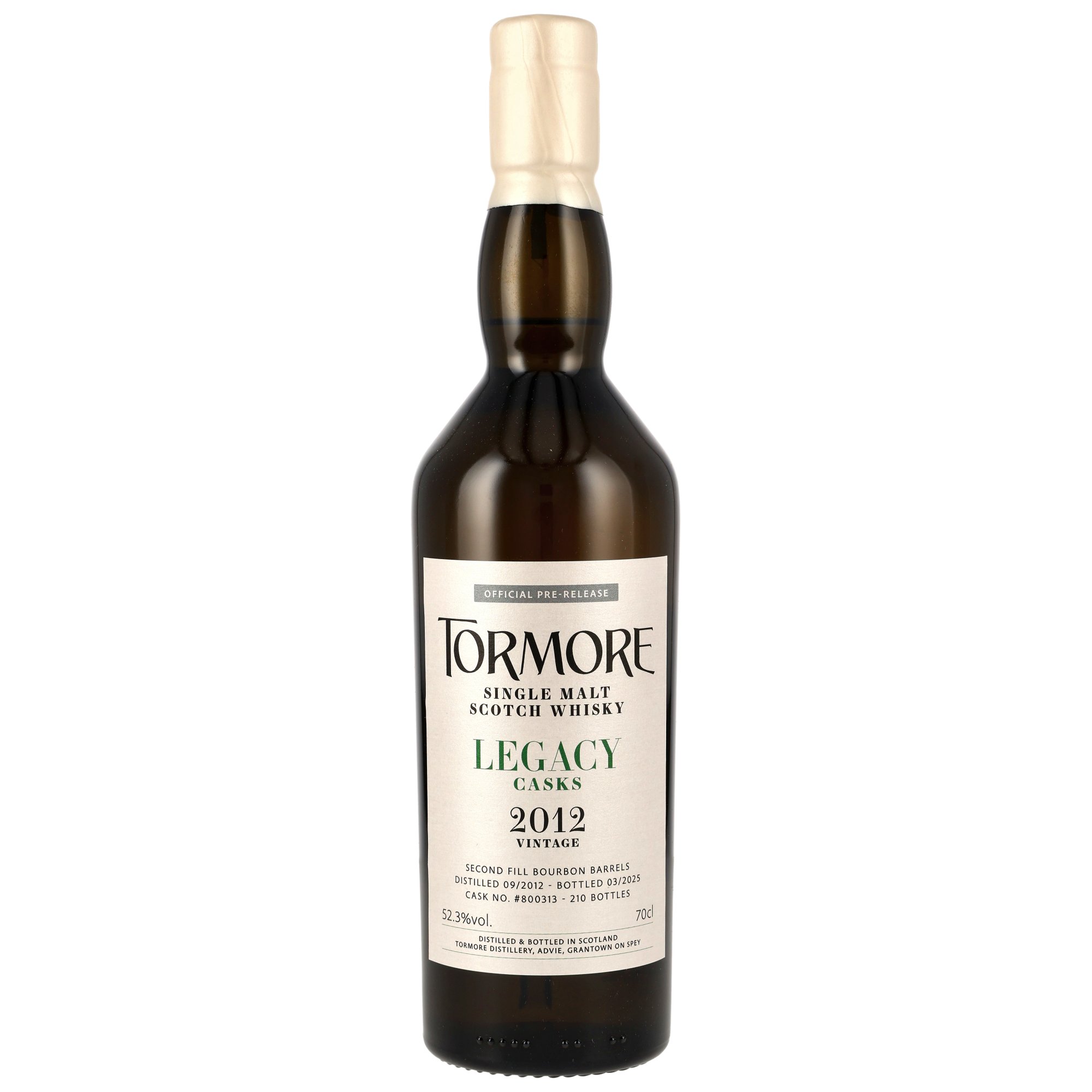 Tormore 2012/2025 - 12 y.o. - 2nd Fill Bourbon Barrel #800313 - Legacy Casks