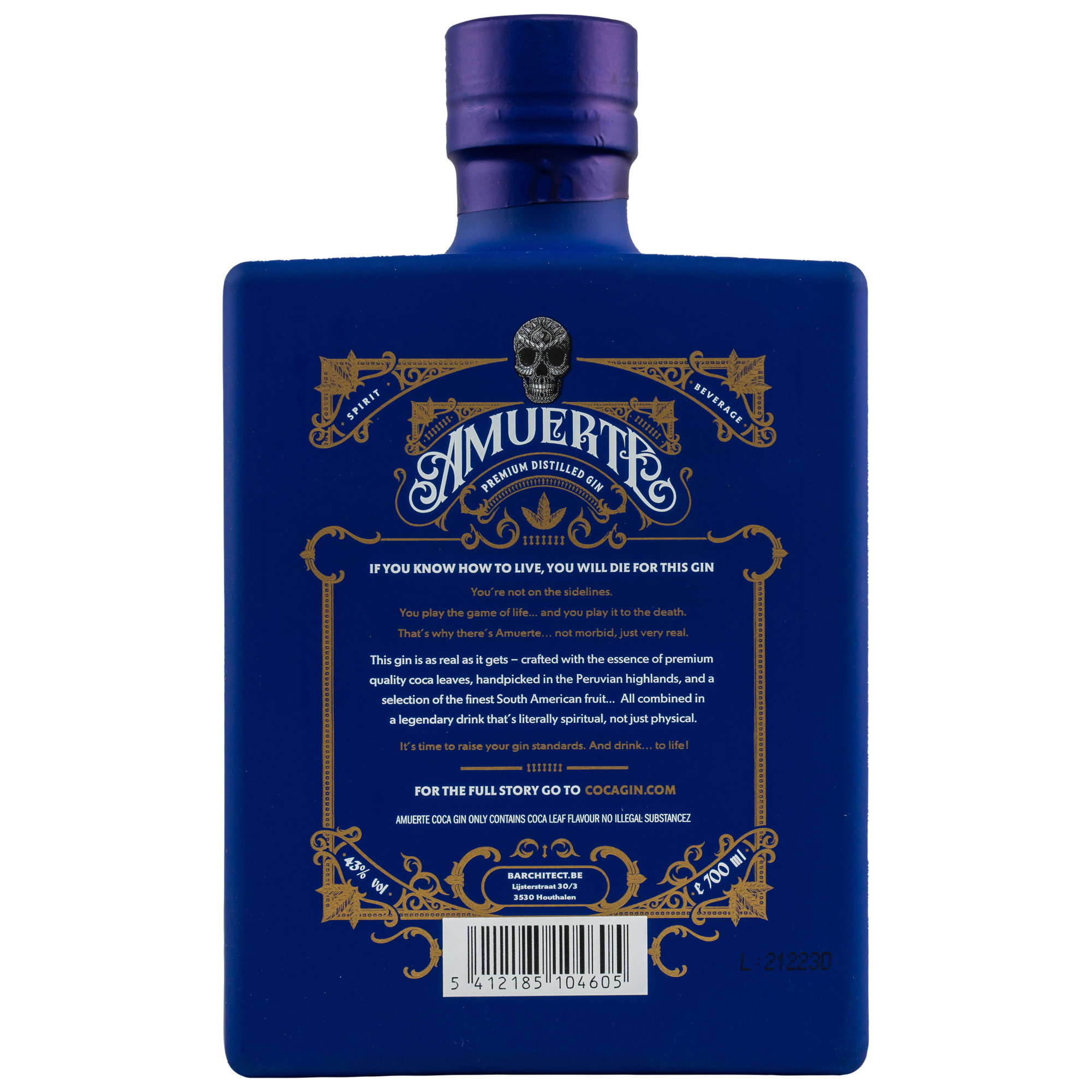 Amuerte Coca Leaf Gin Blue Edition