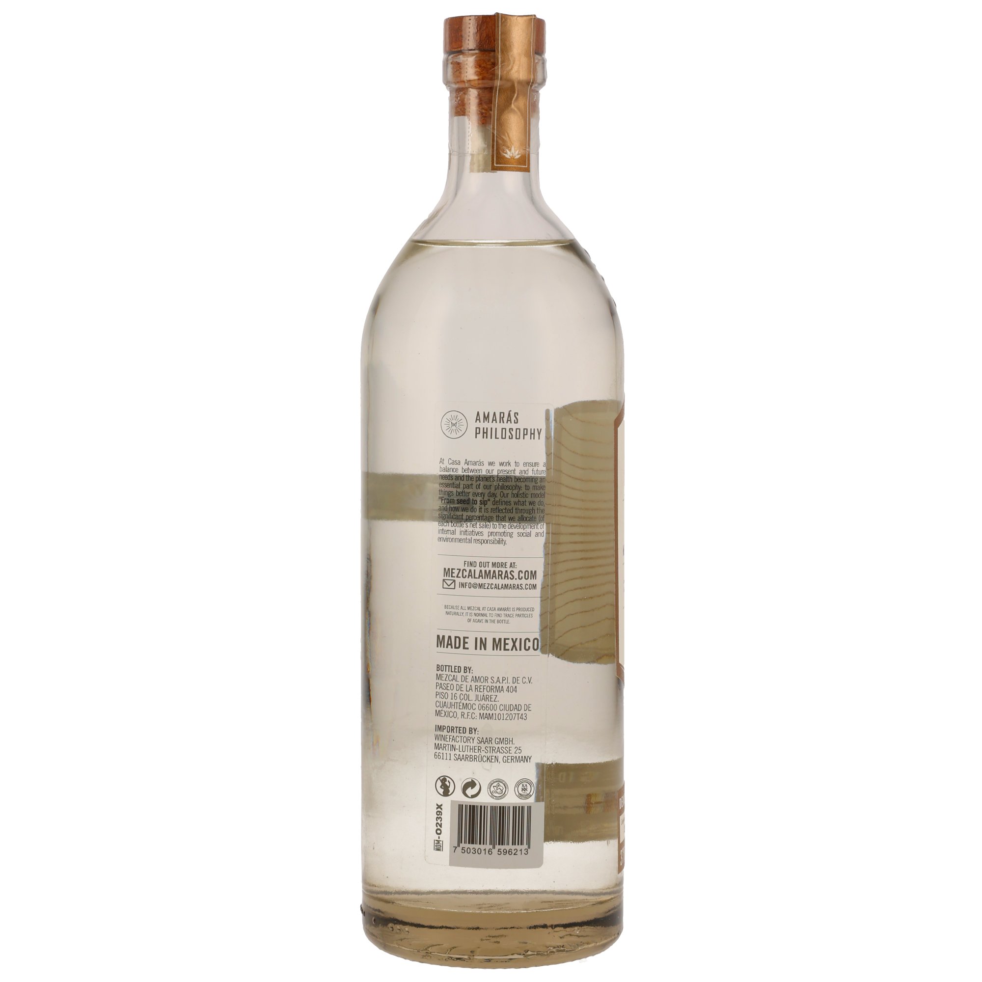 Amaras Espadin Joven Mezcal