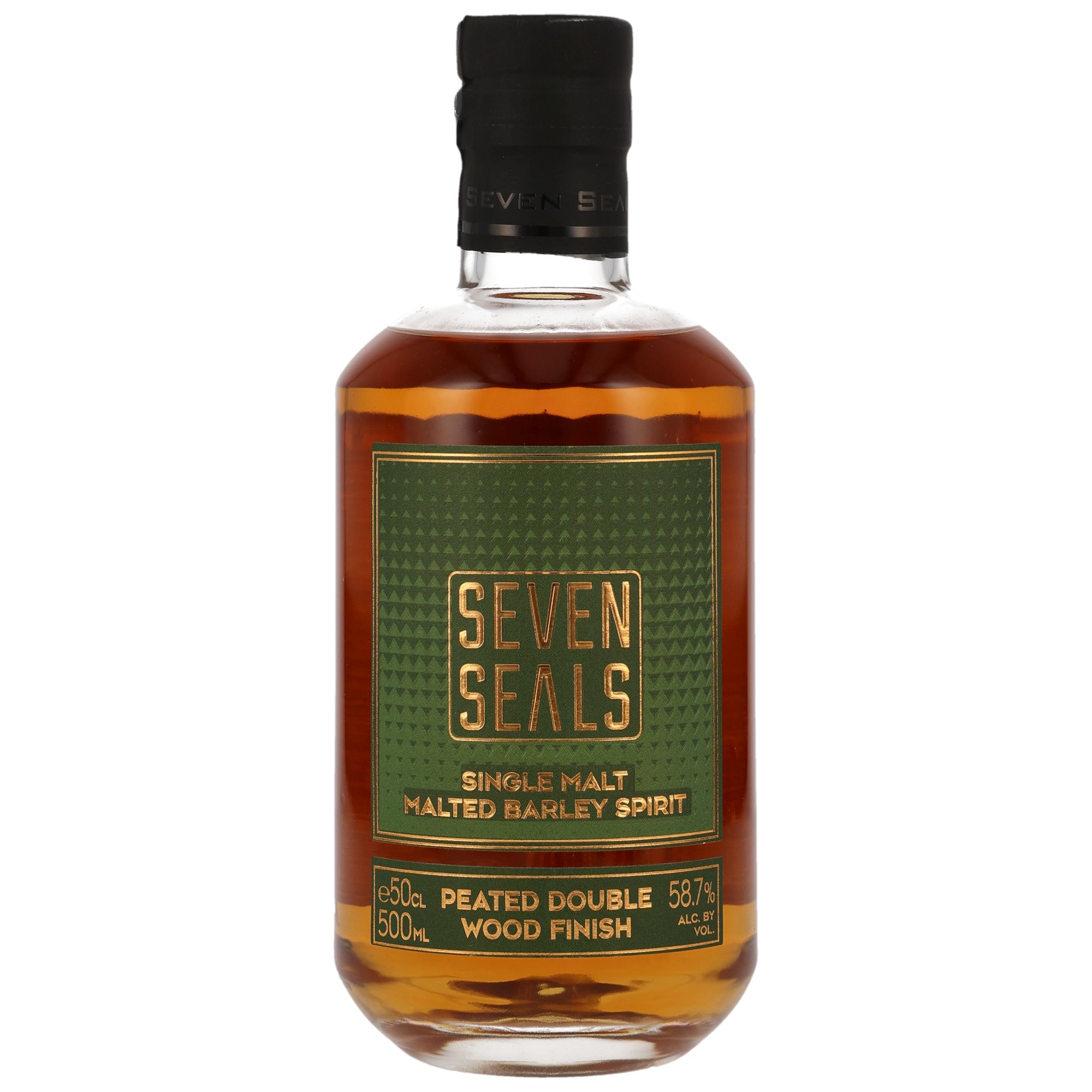 Seven Seals Peated Malted Barley Spirit Double Wood - Cask Strength  - neue Ausstattung