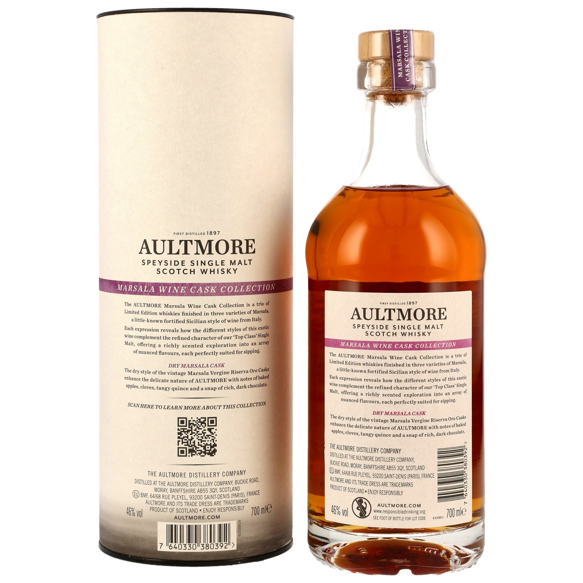 Aultmore 15 y.o. - Dry Marsala Cask Finish - Limited Edition