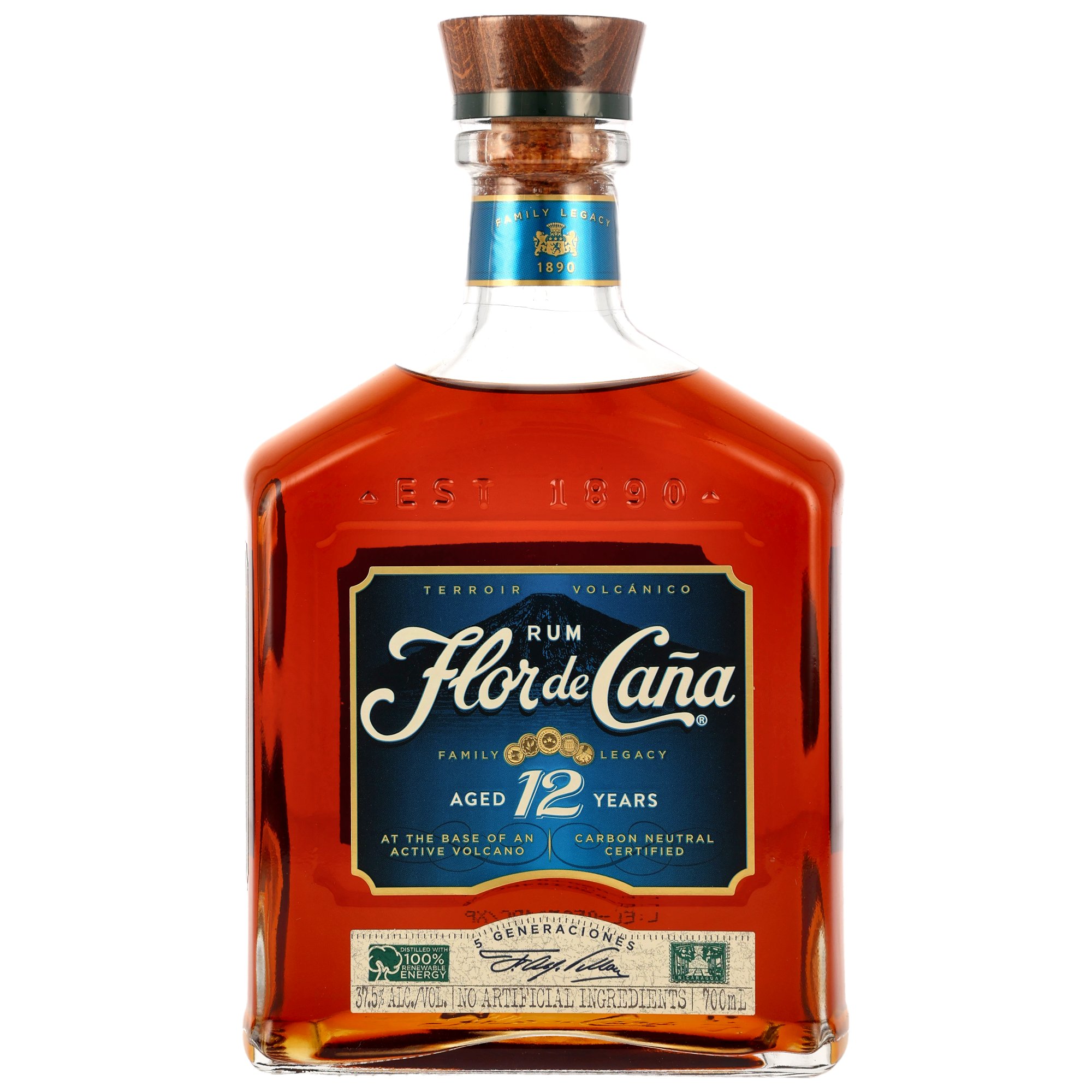Flor de Cana Rum 12 y.o. - 37,5%