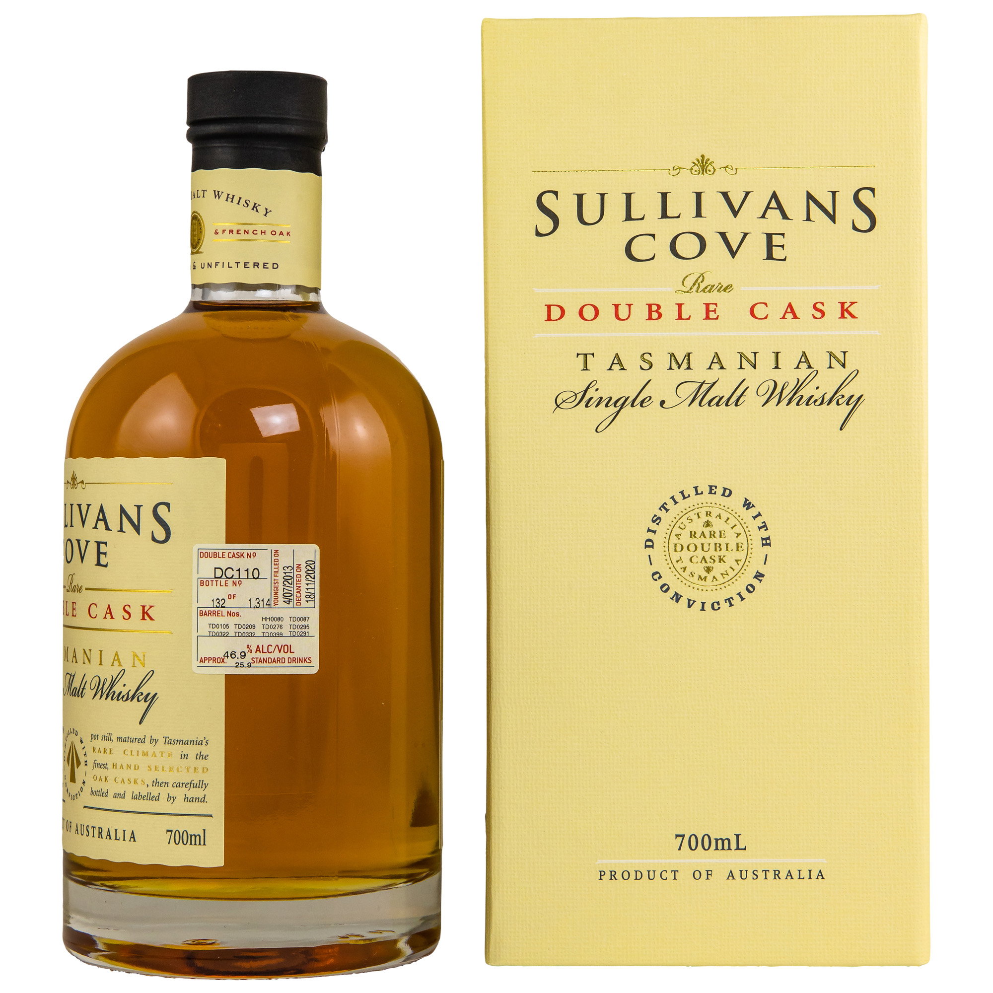 Sullivans Cove Double Cask Matured #DC110 - 46,9%