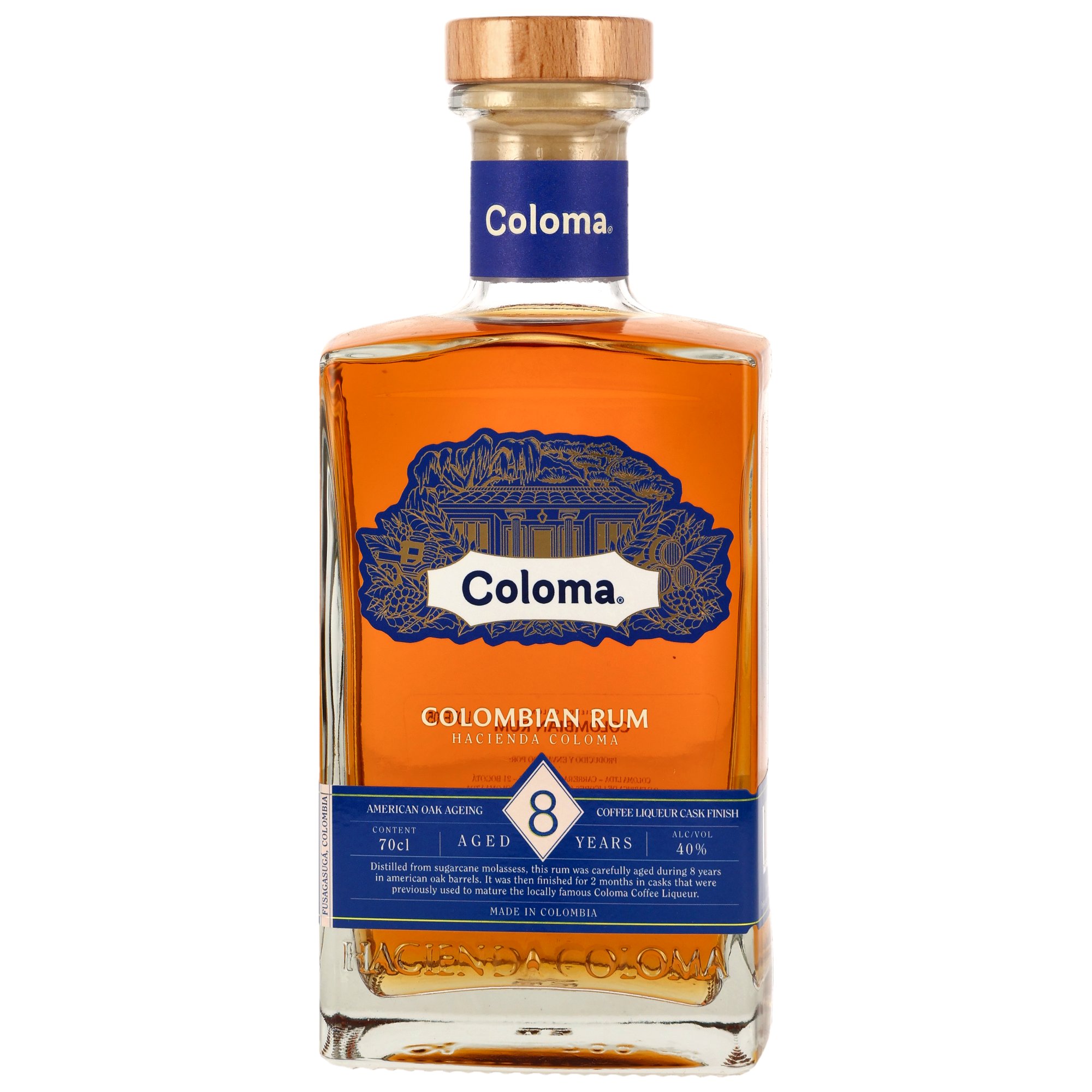 Coloma Rum 8 y.o. - American Oak, Coffee Liqueur Cask Finish - ohne GP
