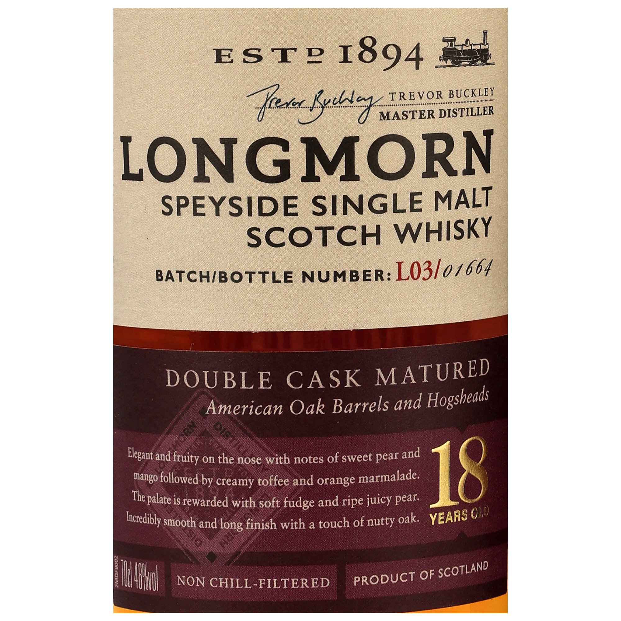 Longmorn 18 y.o.