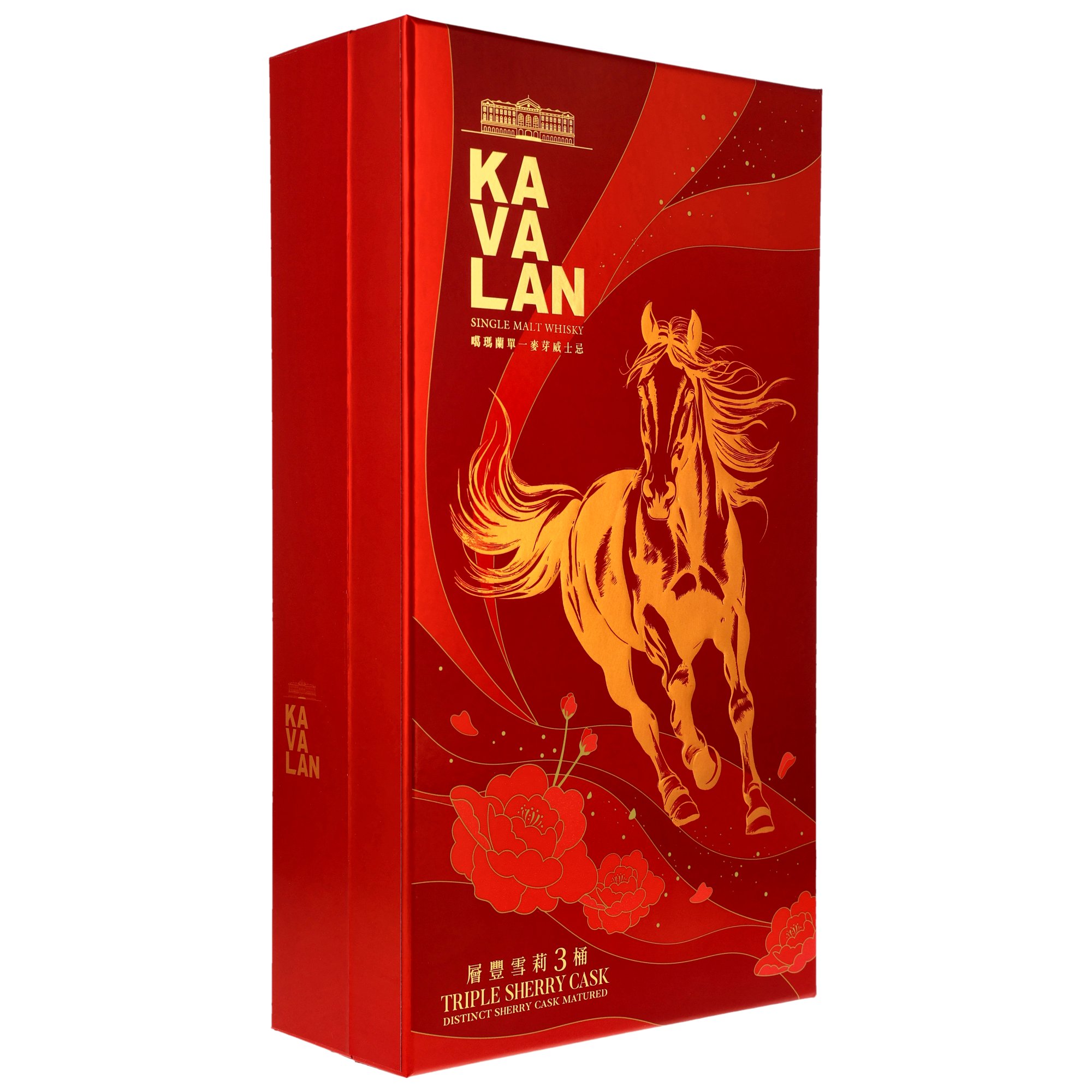 Kavalan Triple Sherry Cask mit Glas