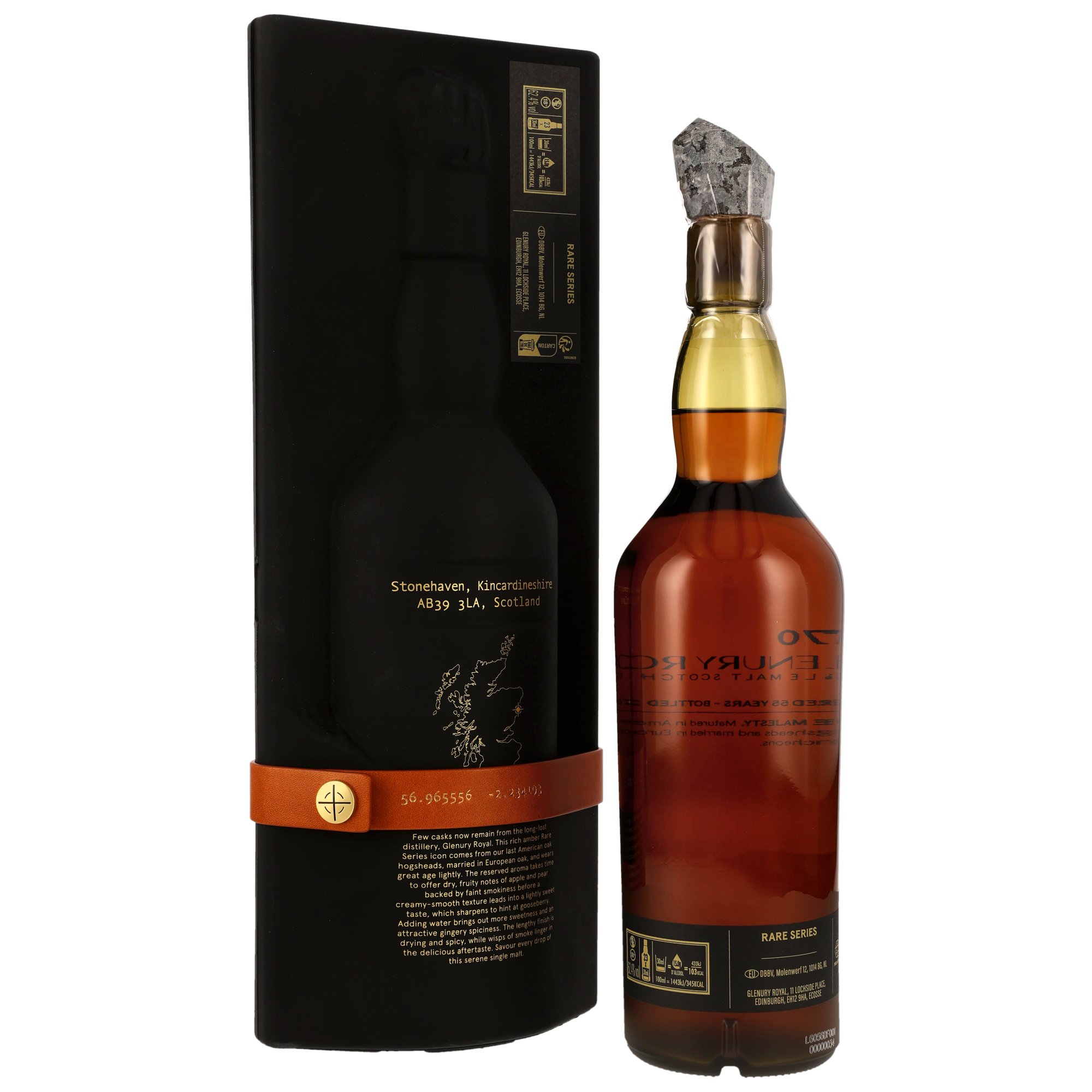 Glenury Royal 1970/2026 - 55 y.o. - American Oak Hogsheads & European Oak Puncheons - Diageo Rare Series
