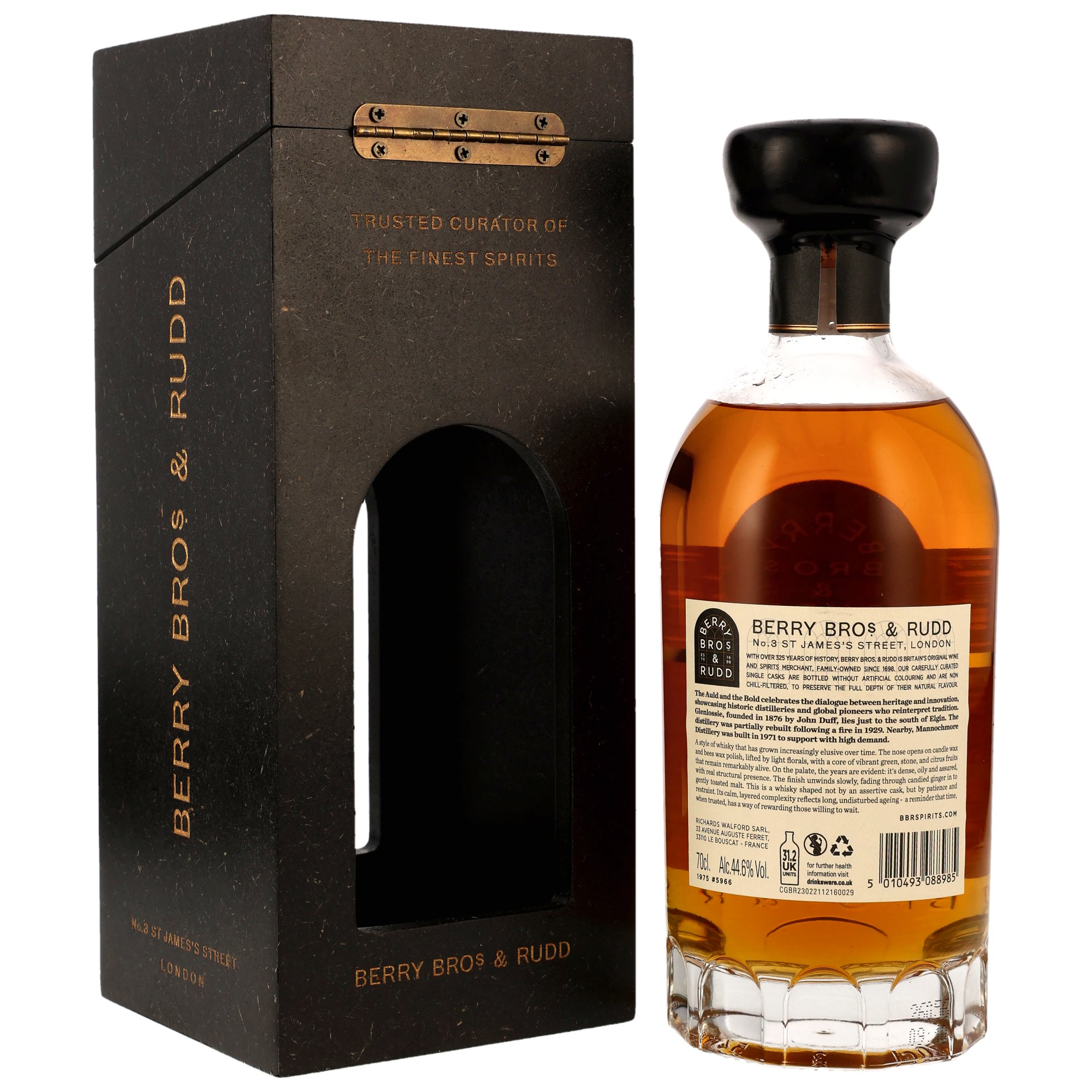Glenlossie 1975 - 50 y.o. - Hogshead #5966 The Auld & The Bold (Berry Bros & Rudd)