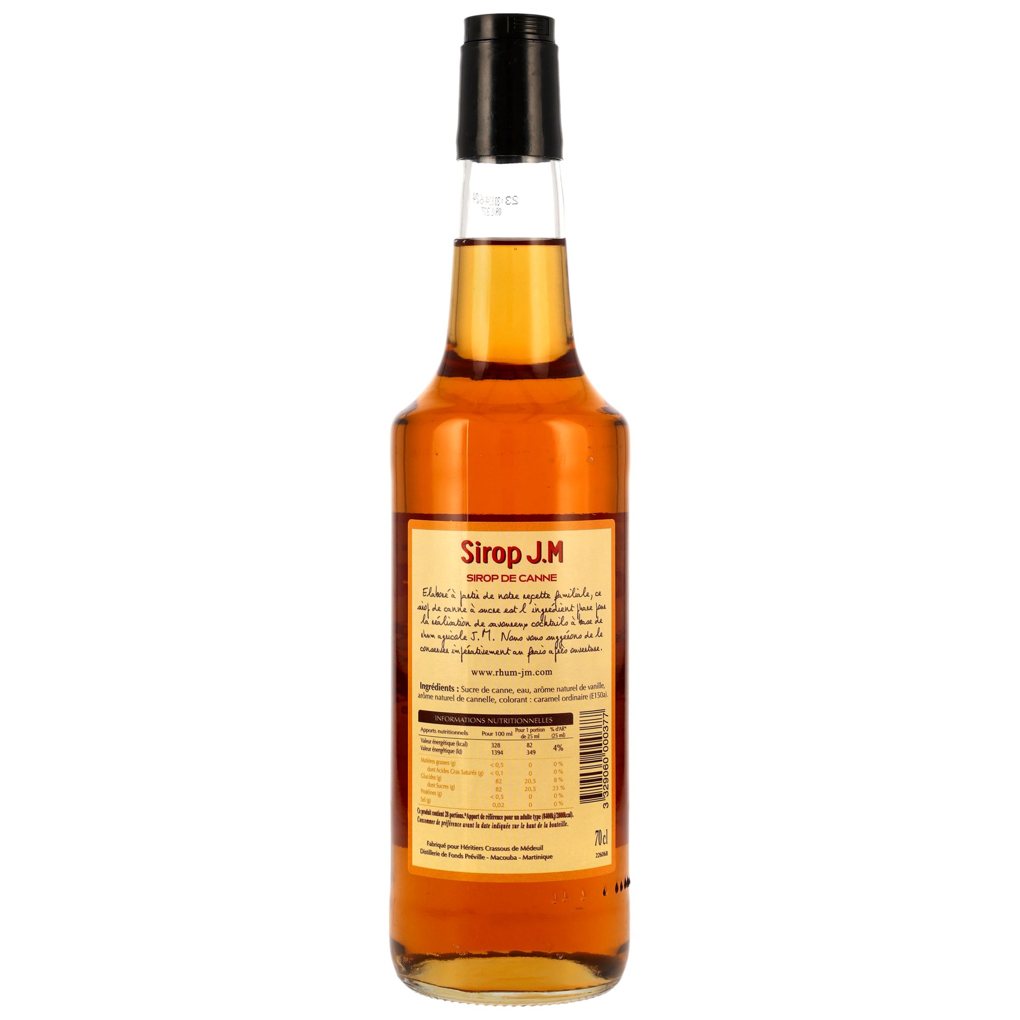 Sirop J.M (Sirup, Zuckersirup) MHD Artikel