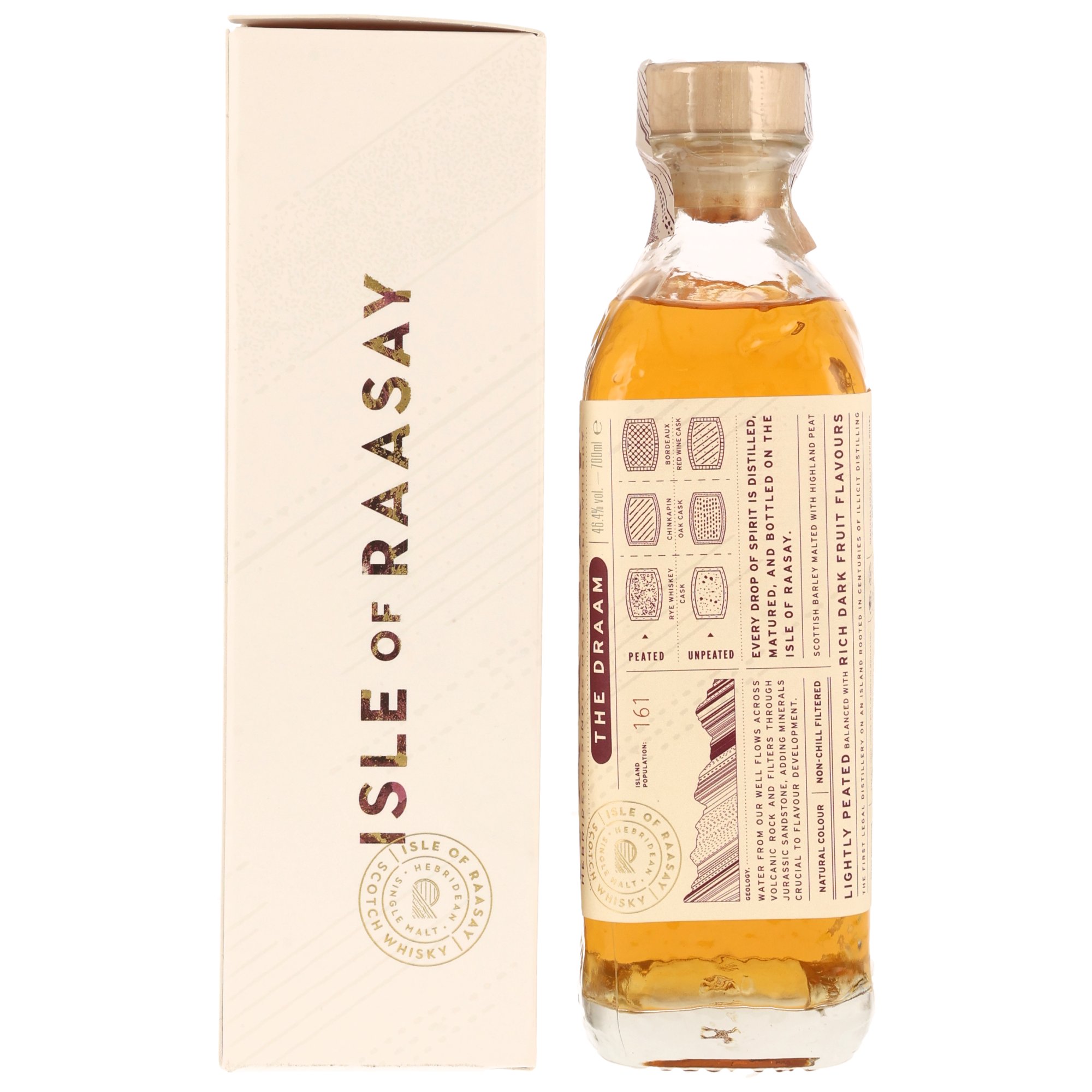Isle of Raasay Single Malt Whisky - The Draam - Lightly Peated