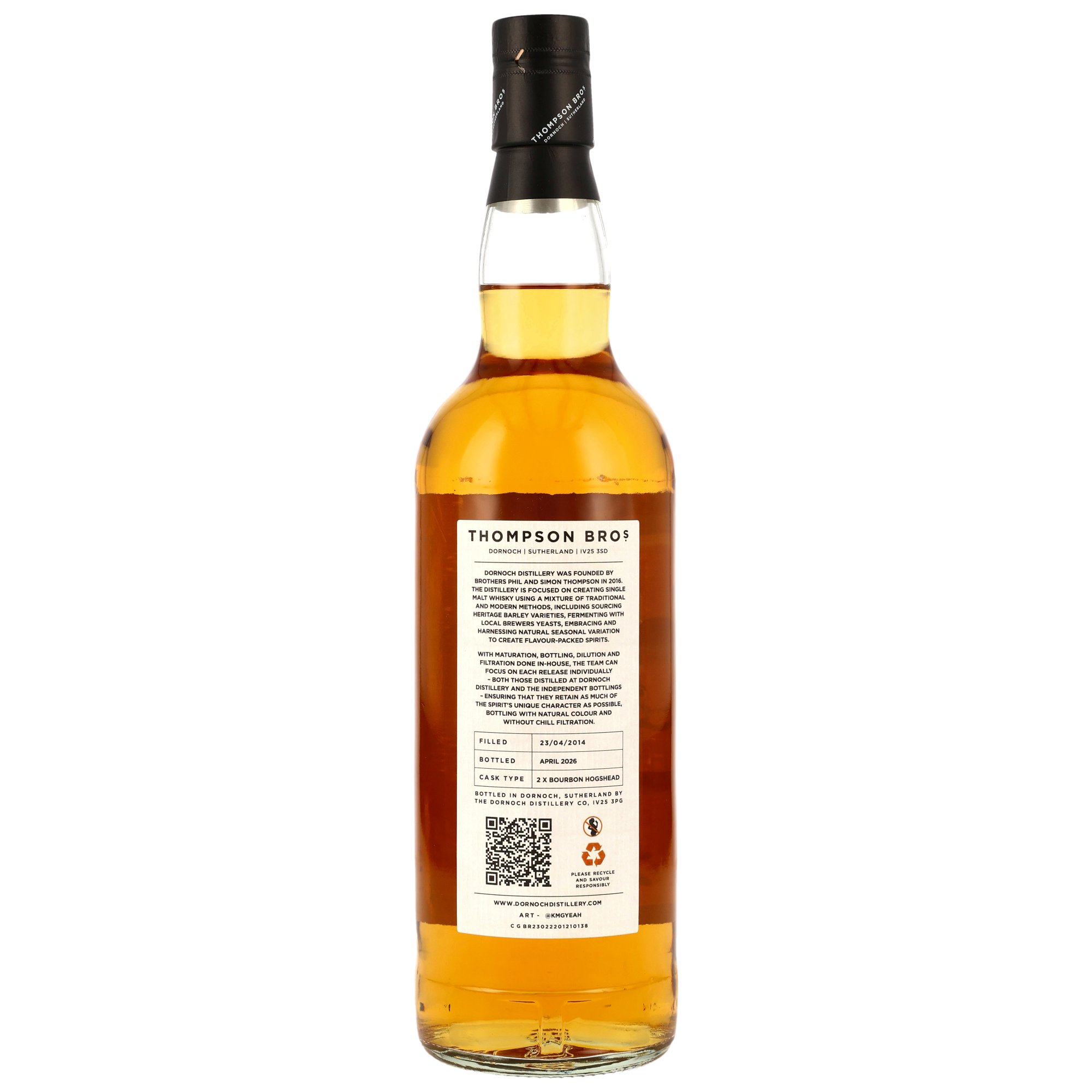 Royal Brackla 2014/2026 - 12 y.o. -  2x Bourbon Hogshead - Thompson Bros.