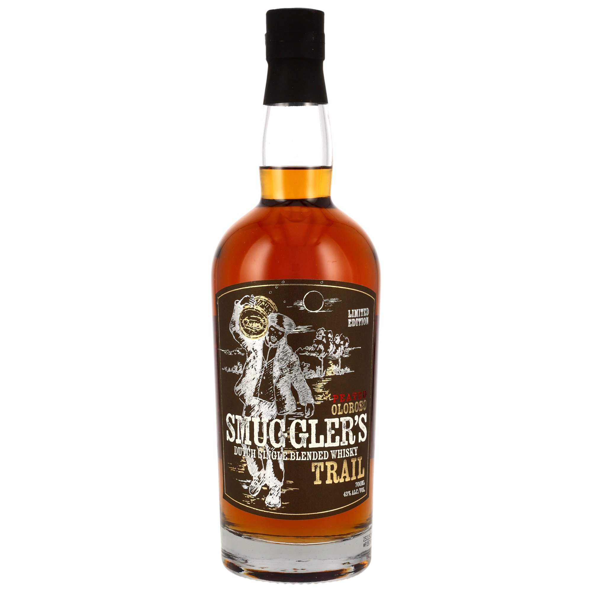Zuidam Smugglers Trail Peated Oloroso Sherry Cask - Dutch Single Blended Whisky