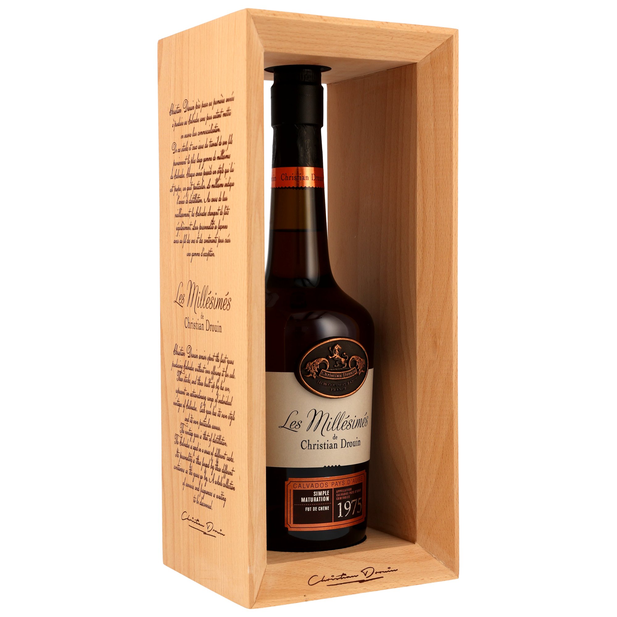 Christian Drouin Millésime 1975/2025 Calvados Pays d'Auge