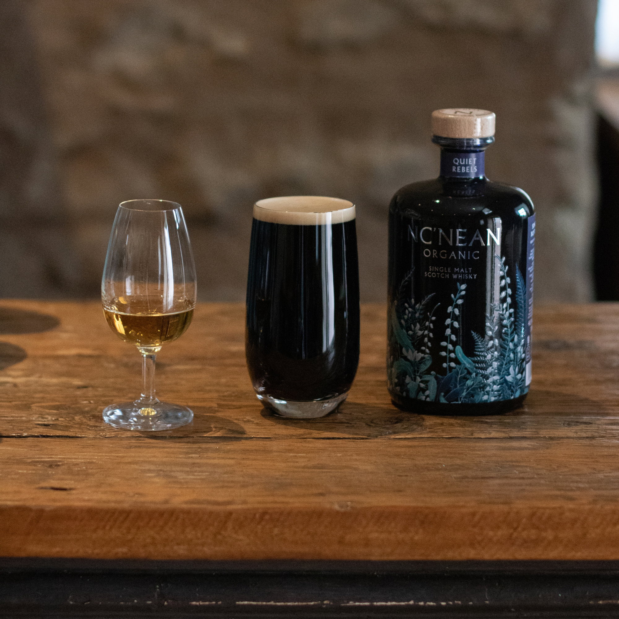 Nc'nean Organic Single Malt Whisky Stout Cask Finish - Quiet Rebels: Simon