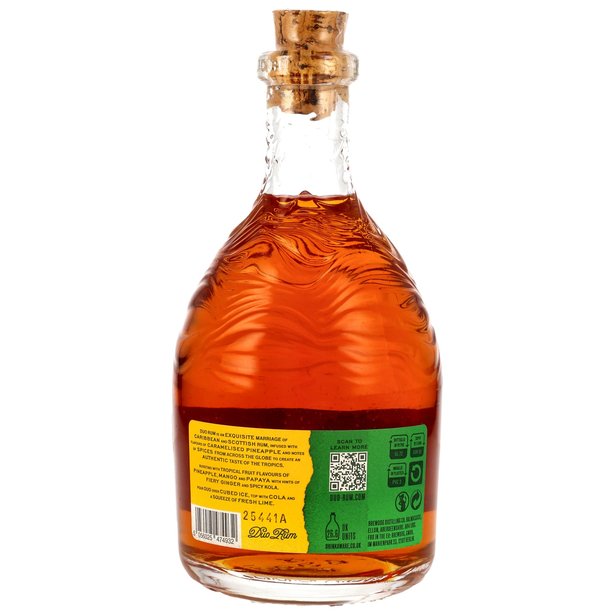 BrewDog Duo Spiced Rum - Caramelised Pineapple - Neues Design