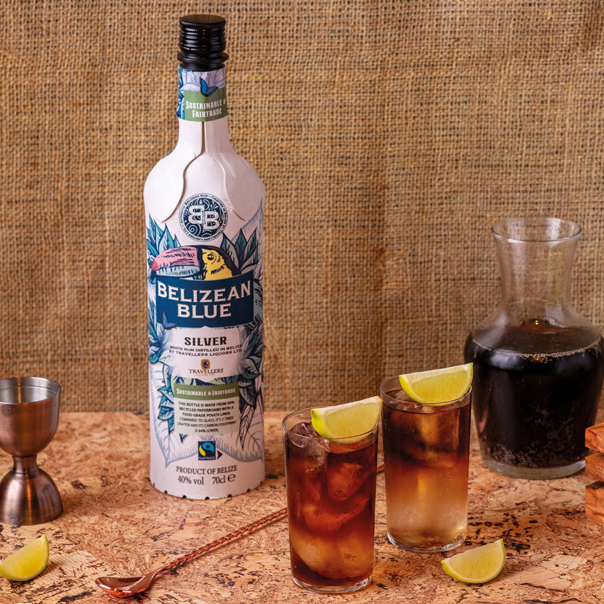 Belizean Blue Silver Rum - Travellers Liquors