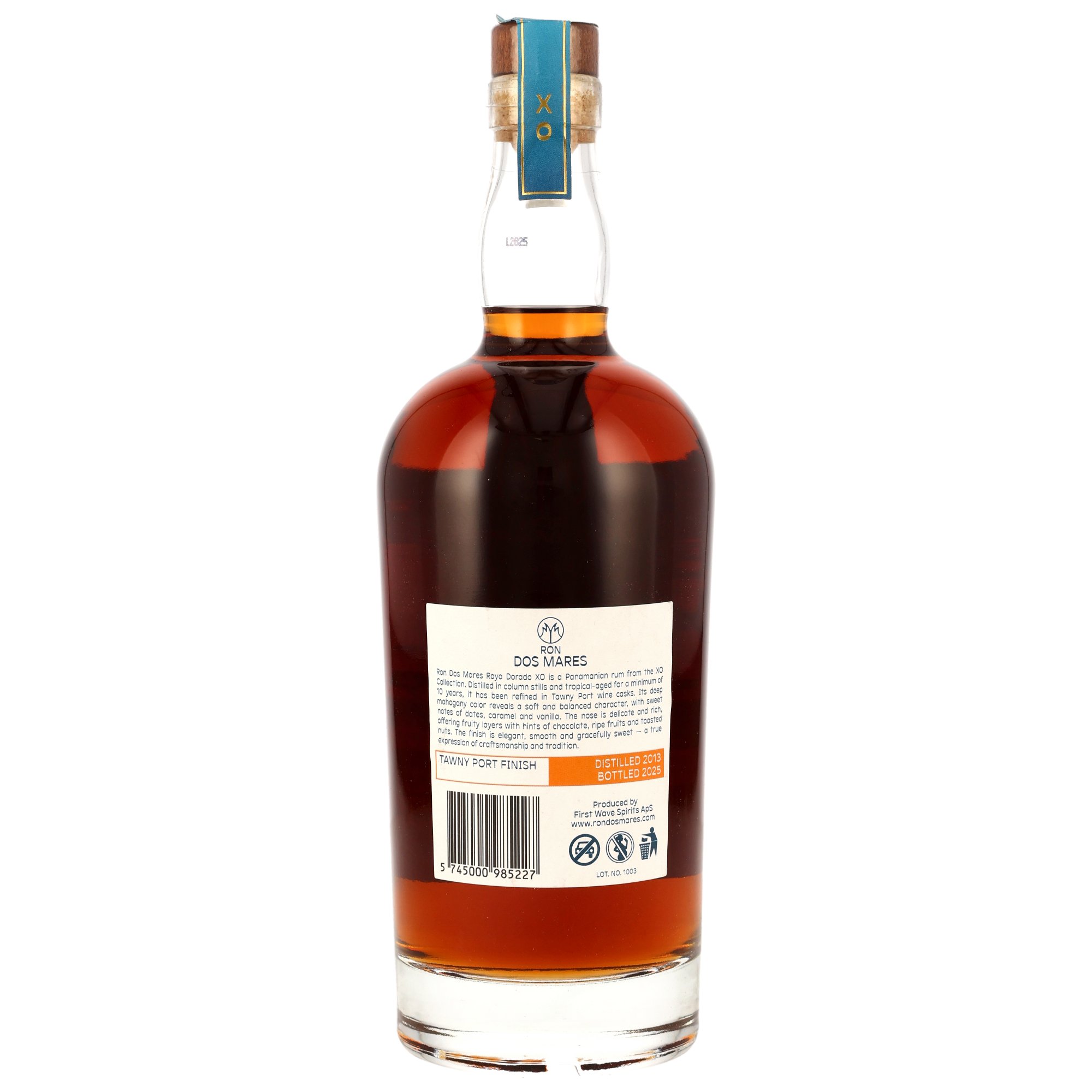 Ron Dos Mares 2013/2025 XO Rum Raya Dorada Tawny Port Finish