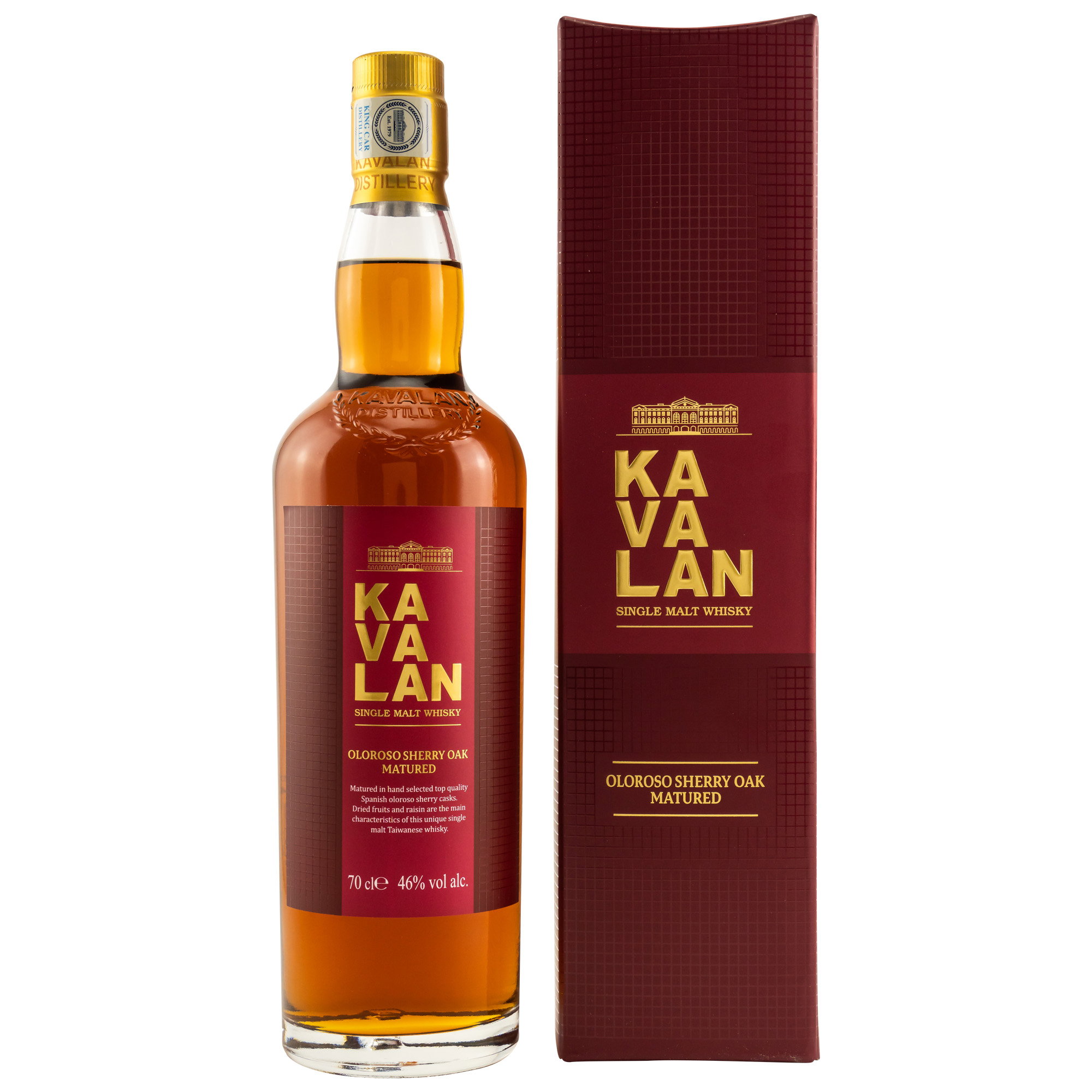 Kavalan Oloroso Sherry Oak 700ml 46%