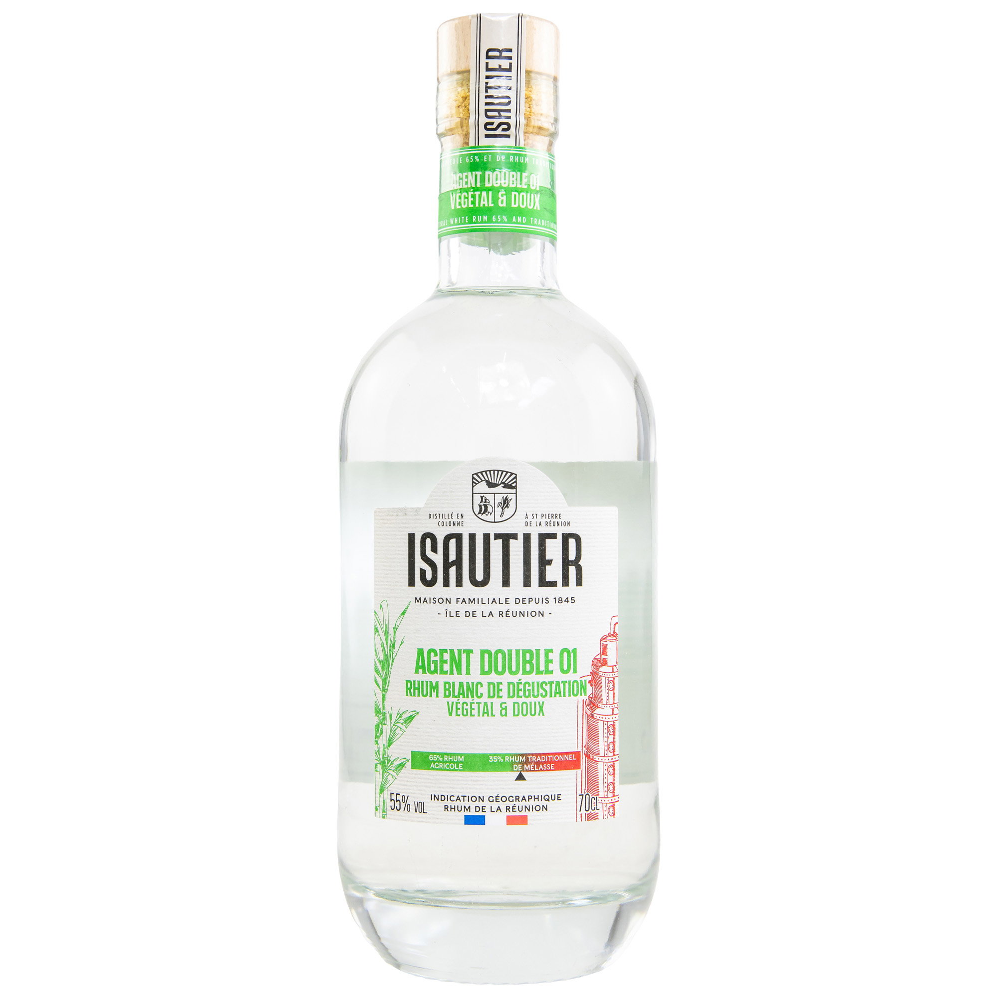 Isautier Rhum Blanc Agent Double 01