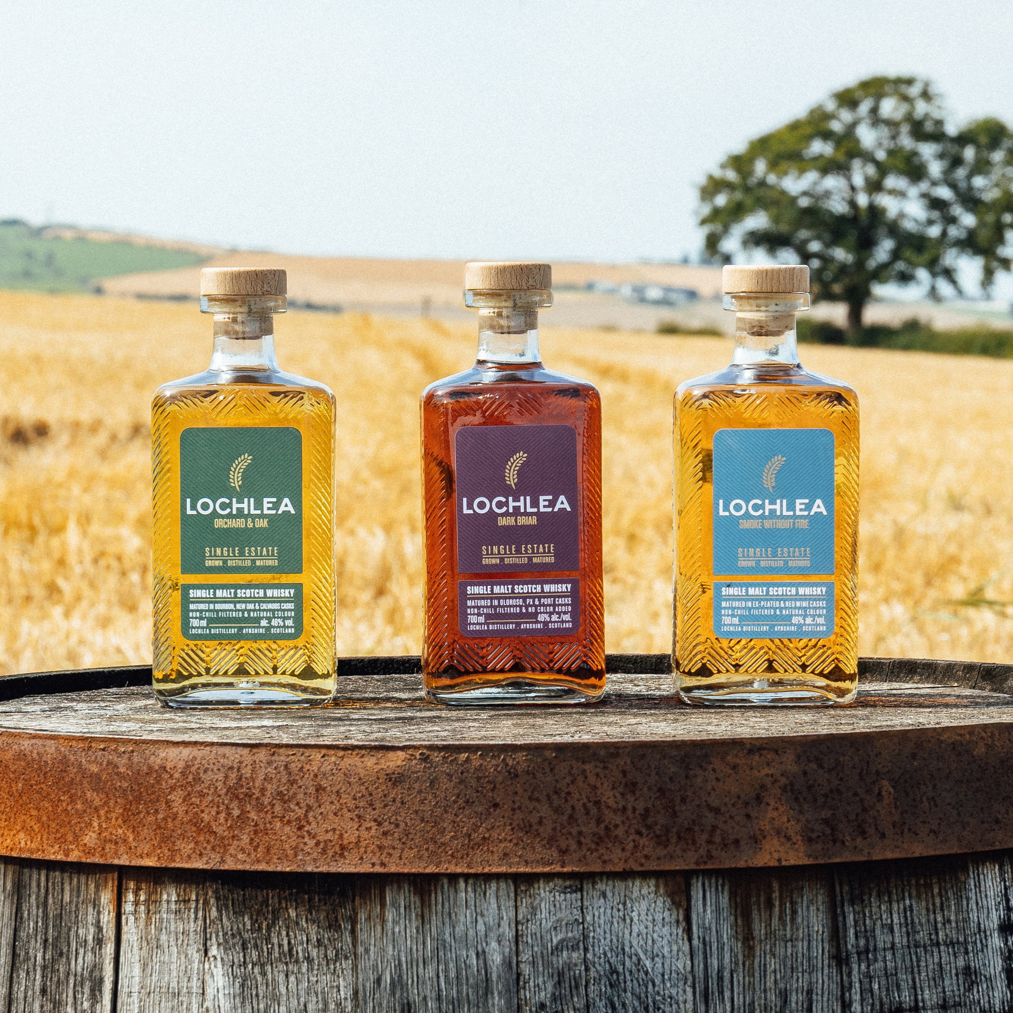 Lochlea Distillery Orchard & Oak - Bourbon, New Oak & Calvados Casks