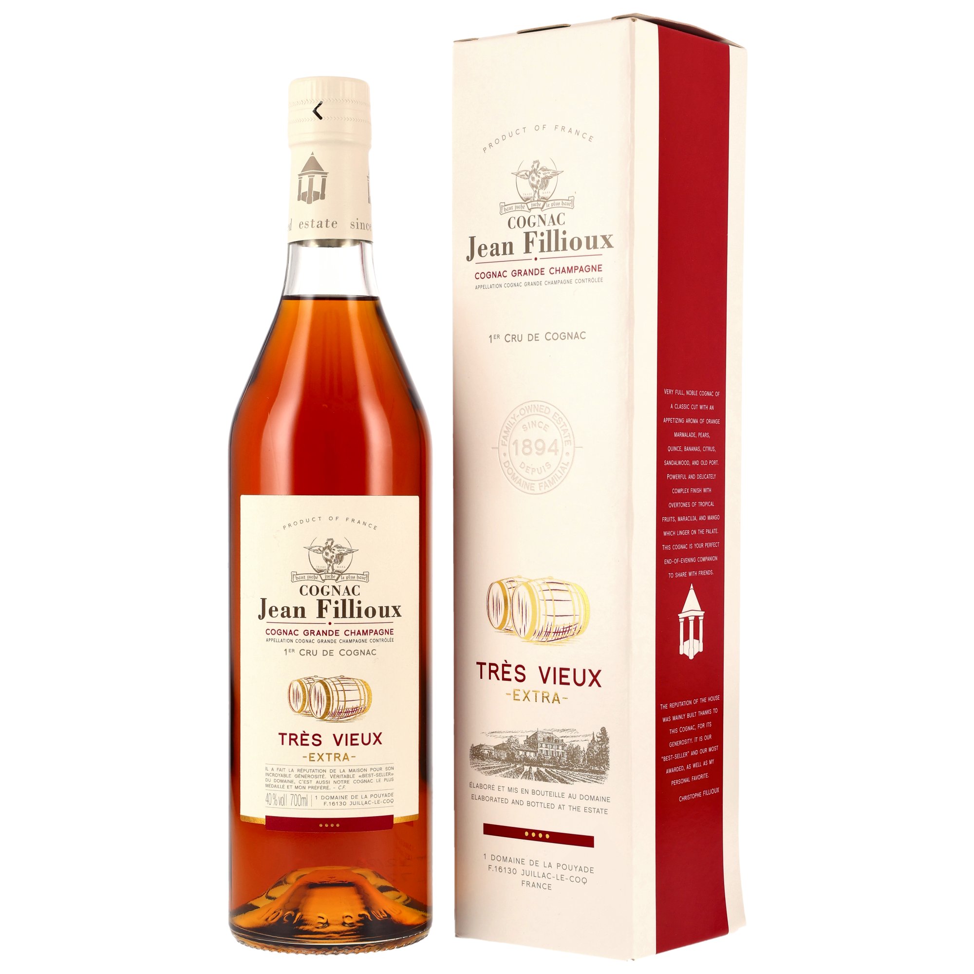 Jean Fillioux Tres Vieux Extra Cognac