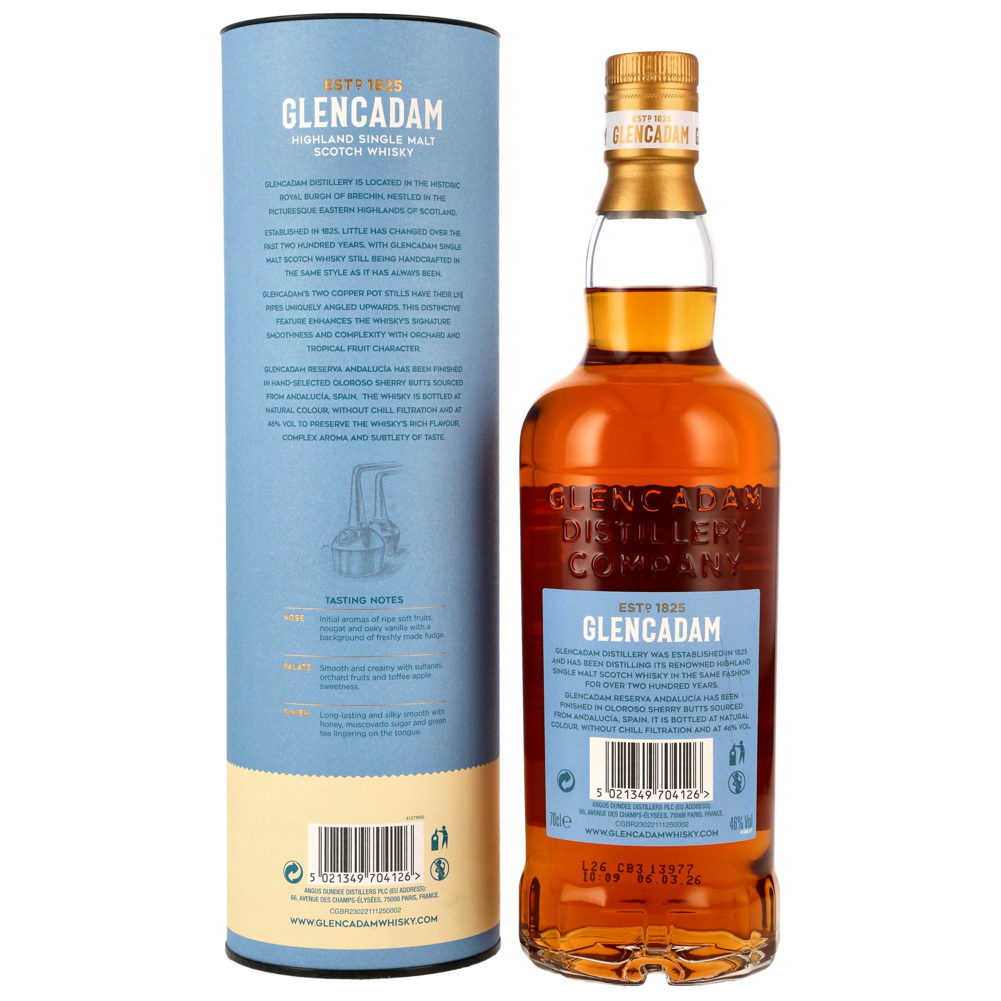 Glencadam Reserva Andalucia - Oloroso Sherry Cask Finish - Neue Ausstattung 2026