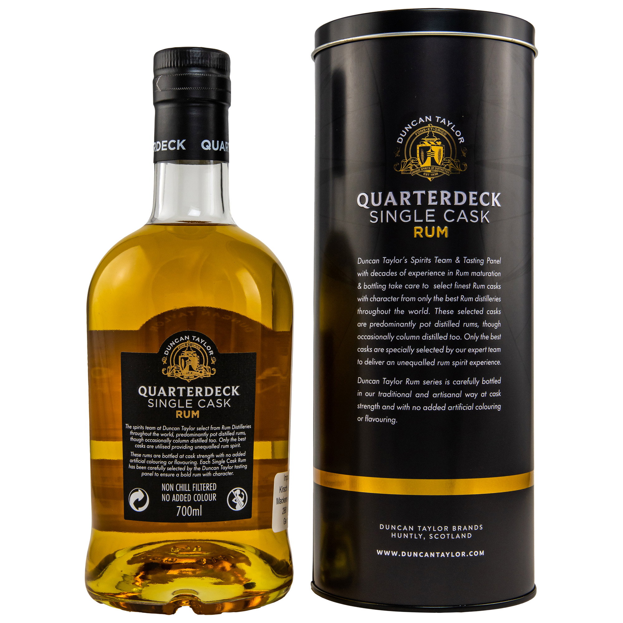 Guyana 1997/2022 - Uitvlugt 24 y.o. -  Quarterdeck Rum  #3 (Duncan Taylor)