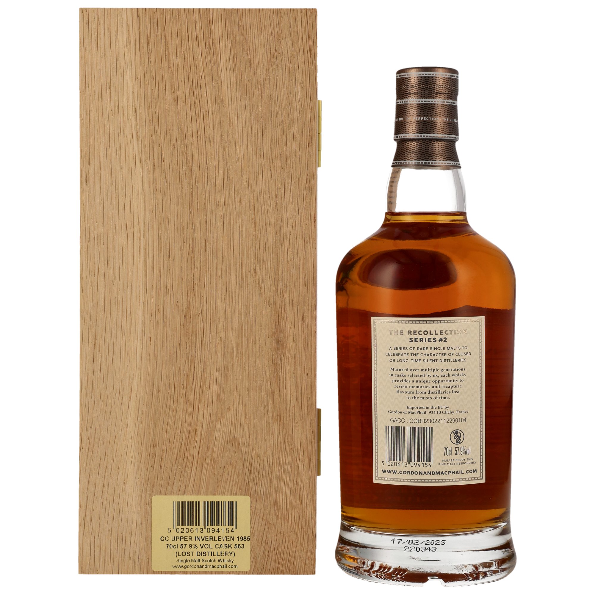 Inverleven 1985/2023  G&M CC UPPER Cask #563