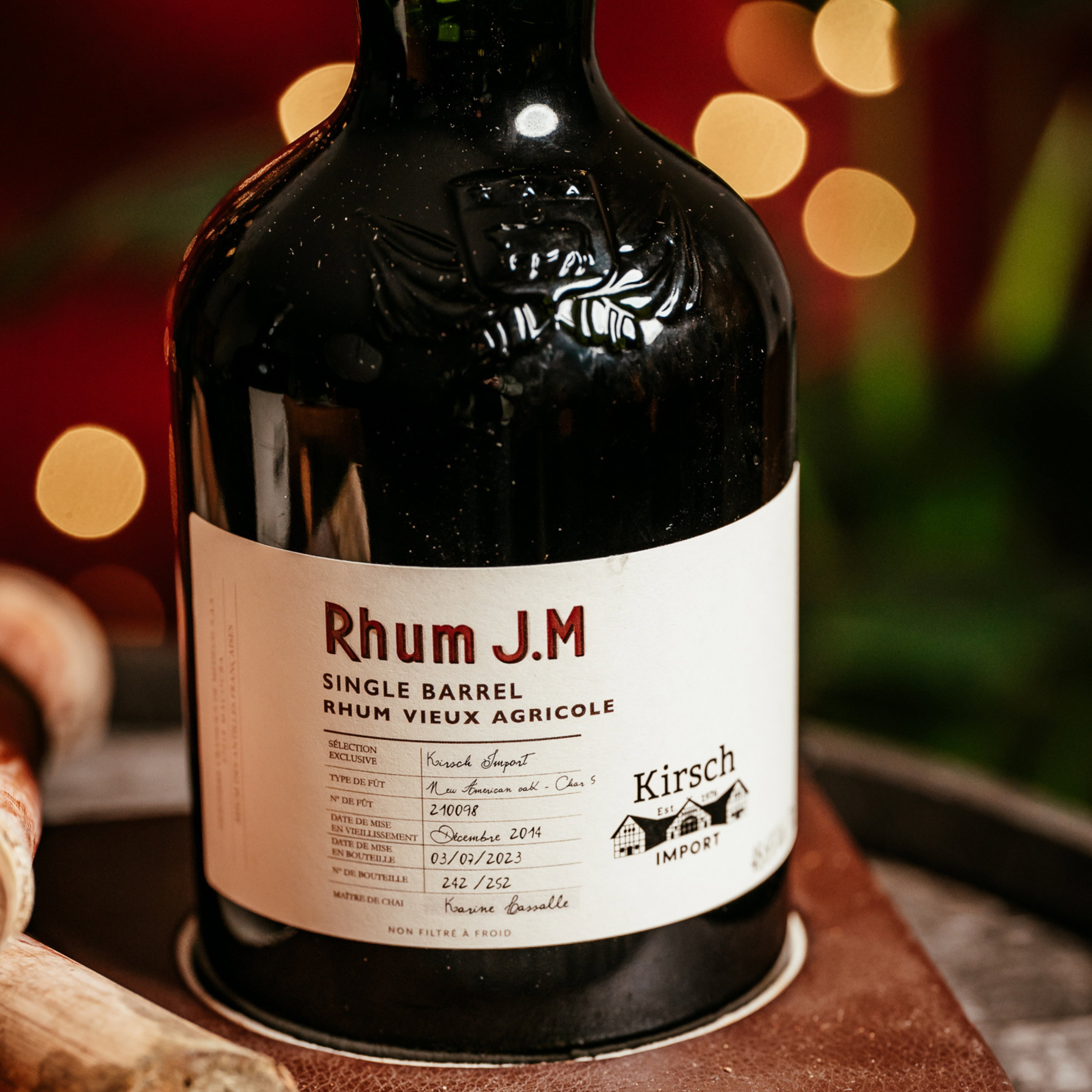 Rhum J.M 2014/2023 - Single Barrel Fut # 210098