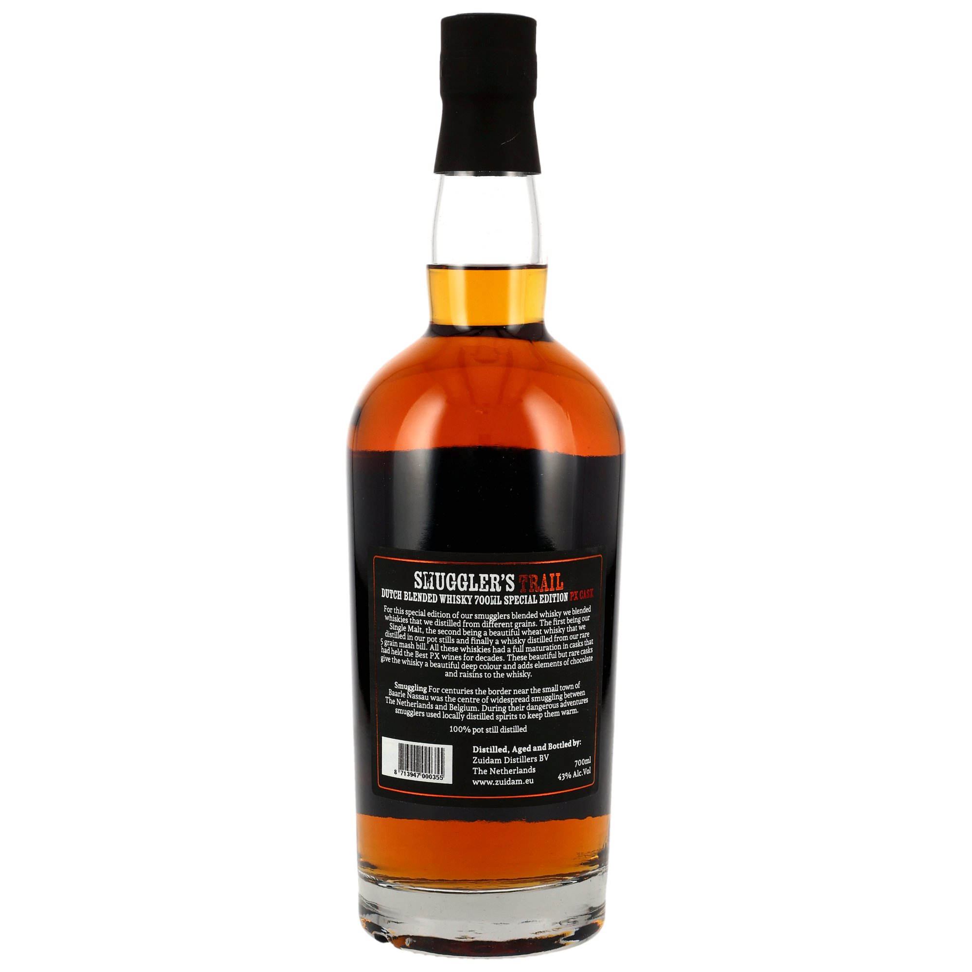Zuidam Smugglers Trail PX Cask - Dutch Single Blended Whisky