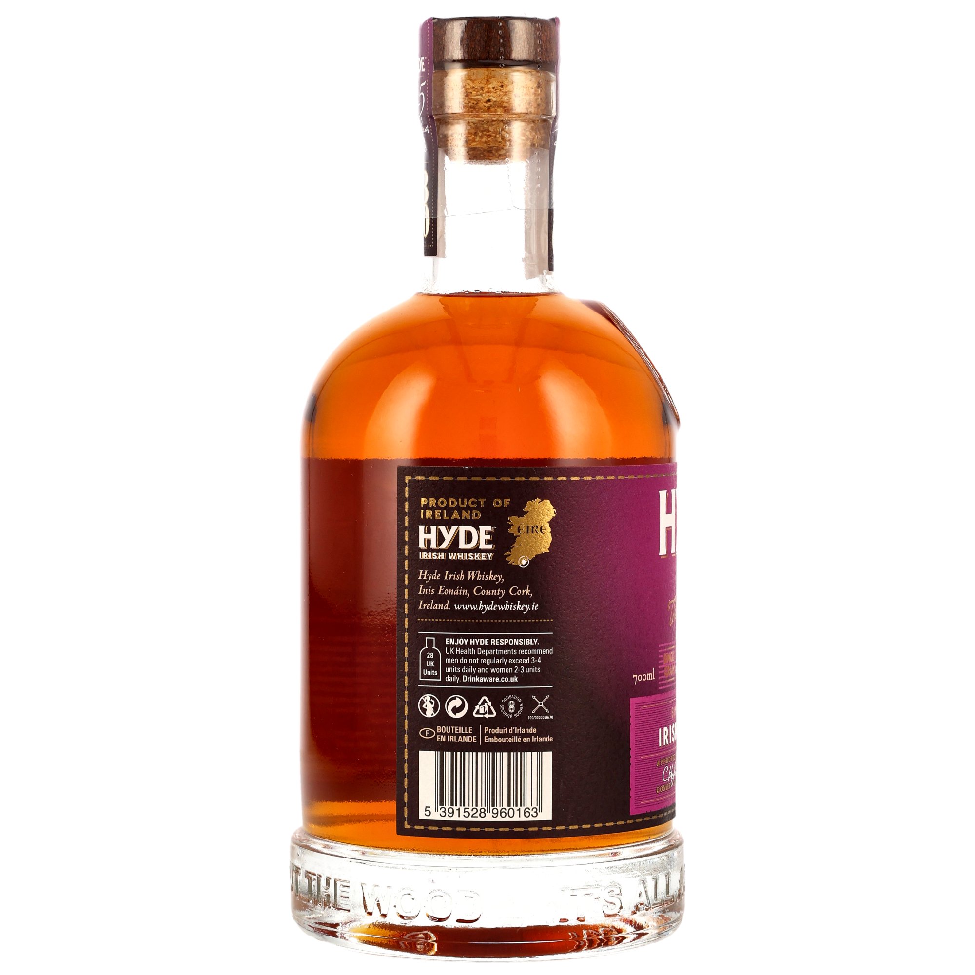 Hyde No.5 The Aras Cask Burgundy Finish - Irish Single Grain Whiskey - neue Ausstattung