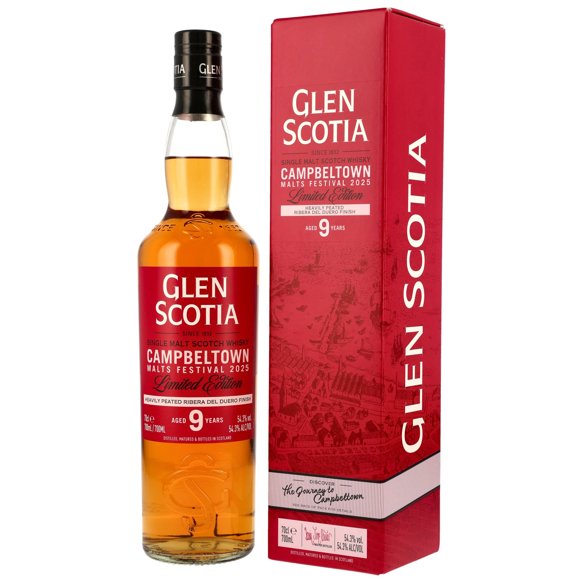 Glen Scotia 9 y.o. - Heavily Peated Ribera Del Duero Finish Campbeltown Malts Festival 2025
