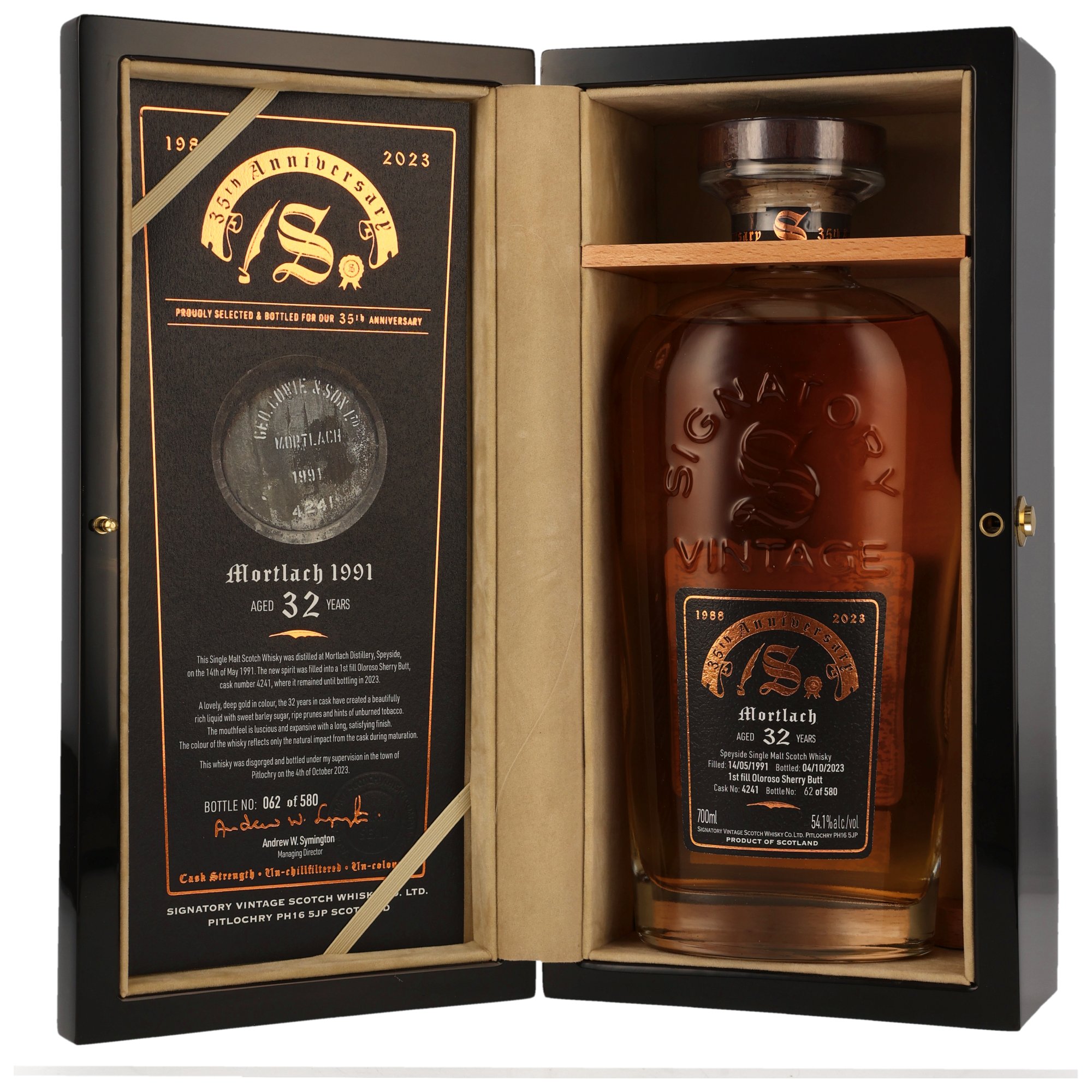 Mortlach 1991/2023 -32 y.o. #4241 - 35th Anniversary - Sig RR