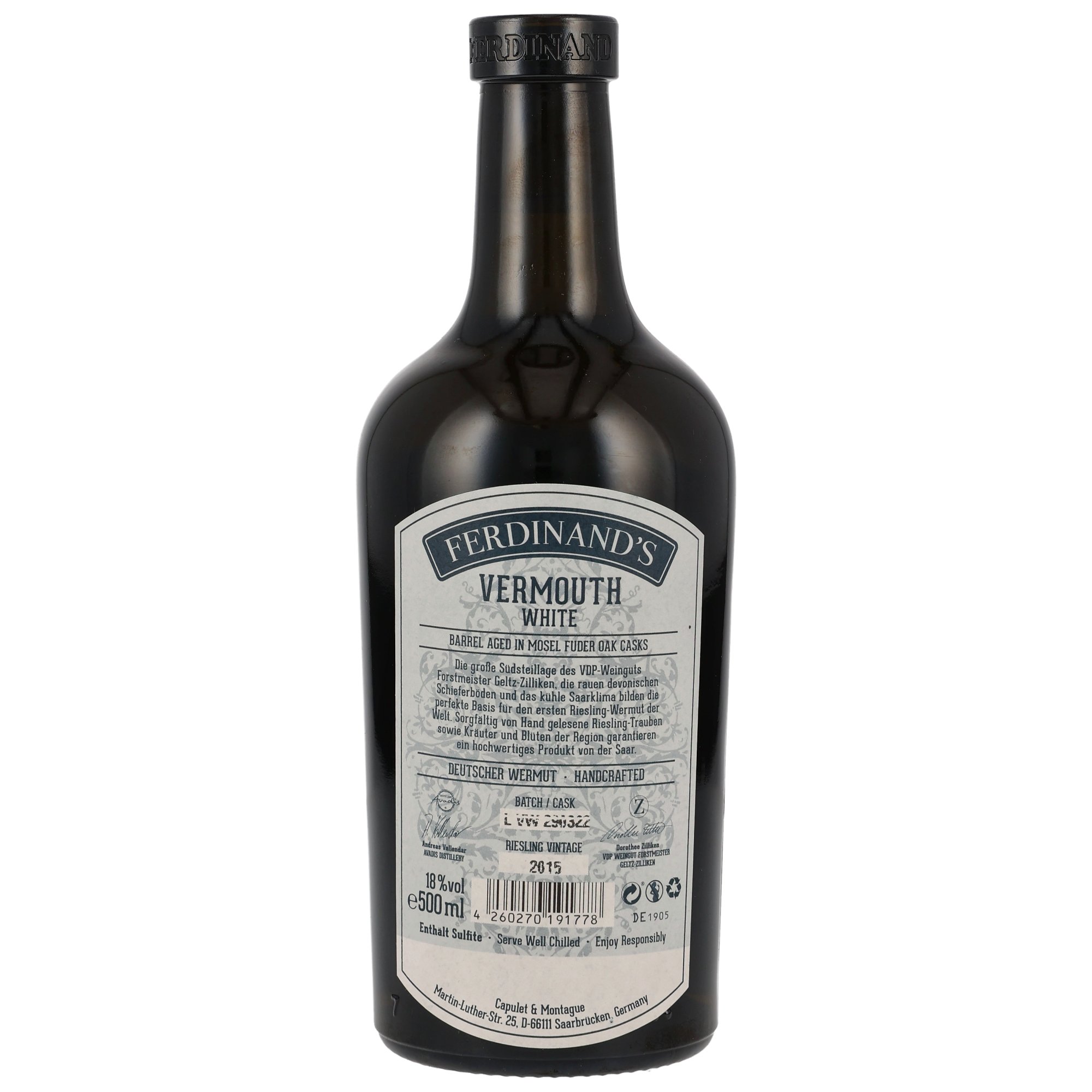 Ferdinands White Riesling Vermouth