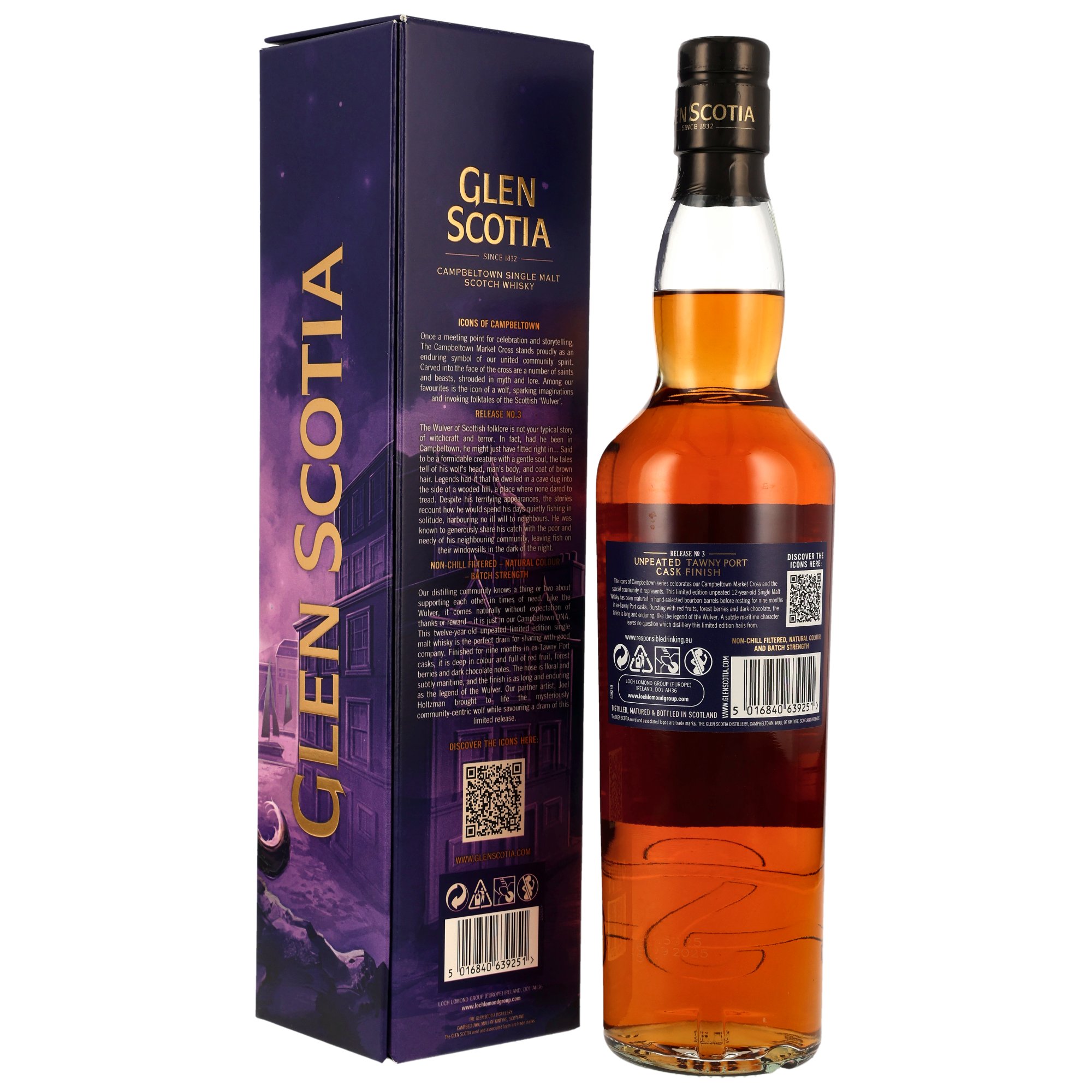 Glen Scotia 12 y.o. - Tawny Port Cask Finish - Icons of Campbeltown Release No.3