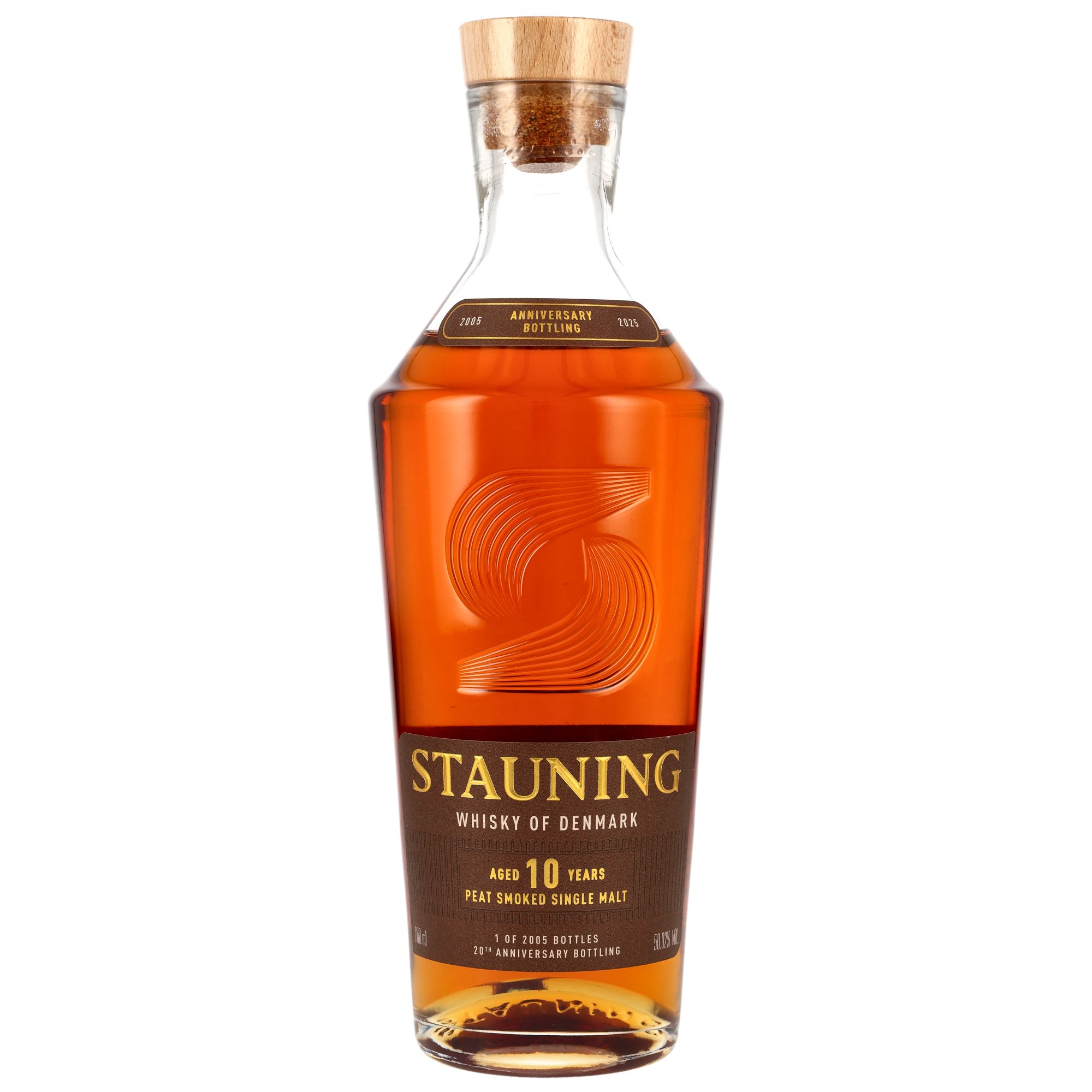 Stauning 10 y.o. - Peat Smoked Danish Single Malt - 20th Anniversary Bottling