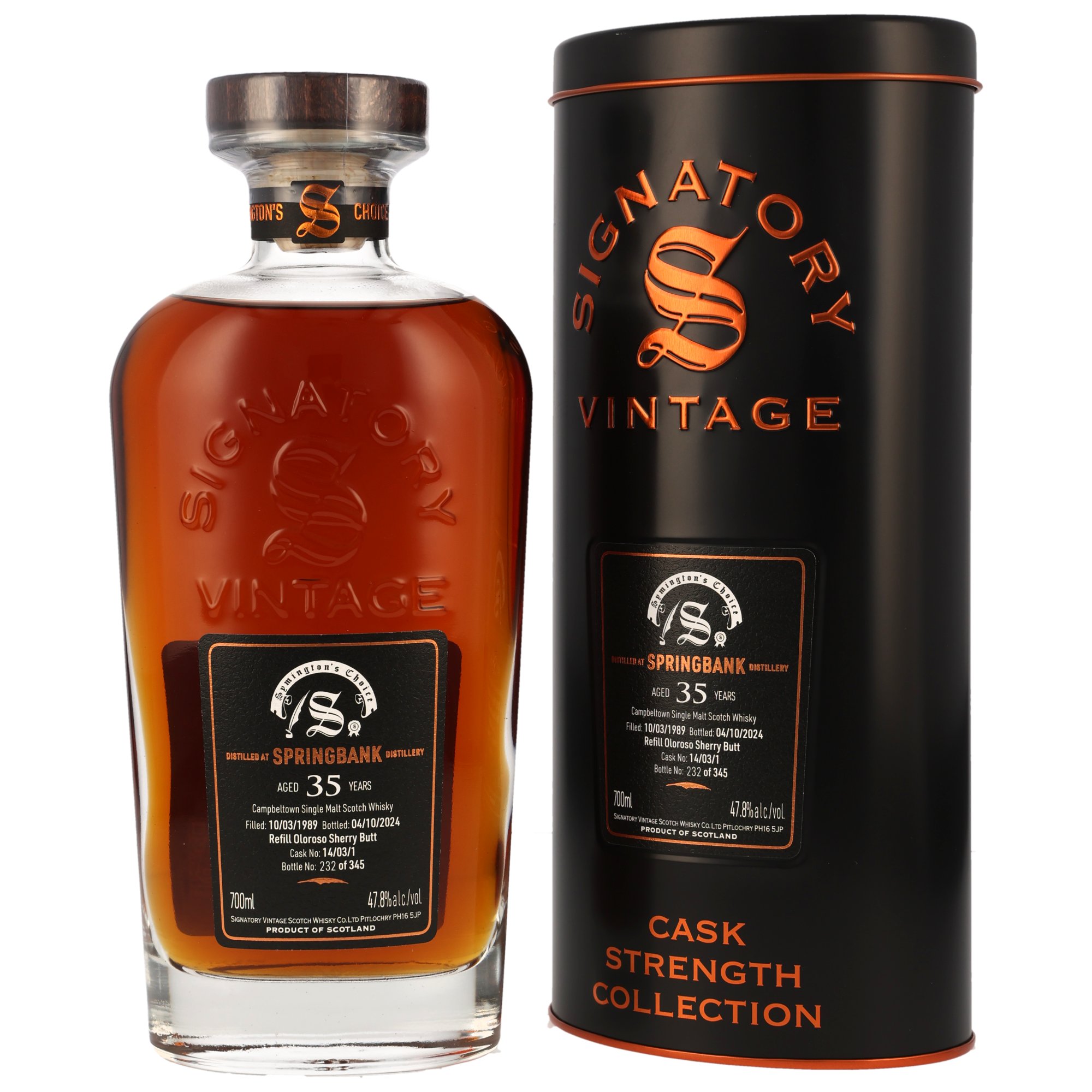 Springbank 1989/2024 - 35 y.o. - #14/03/1 Signatory Symingtons Choice