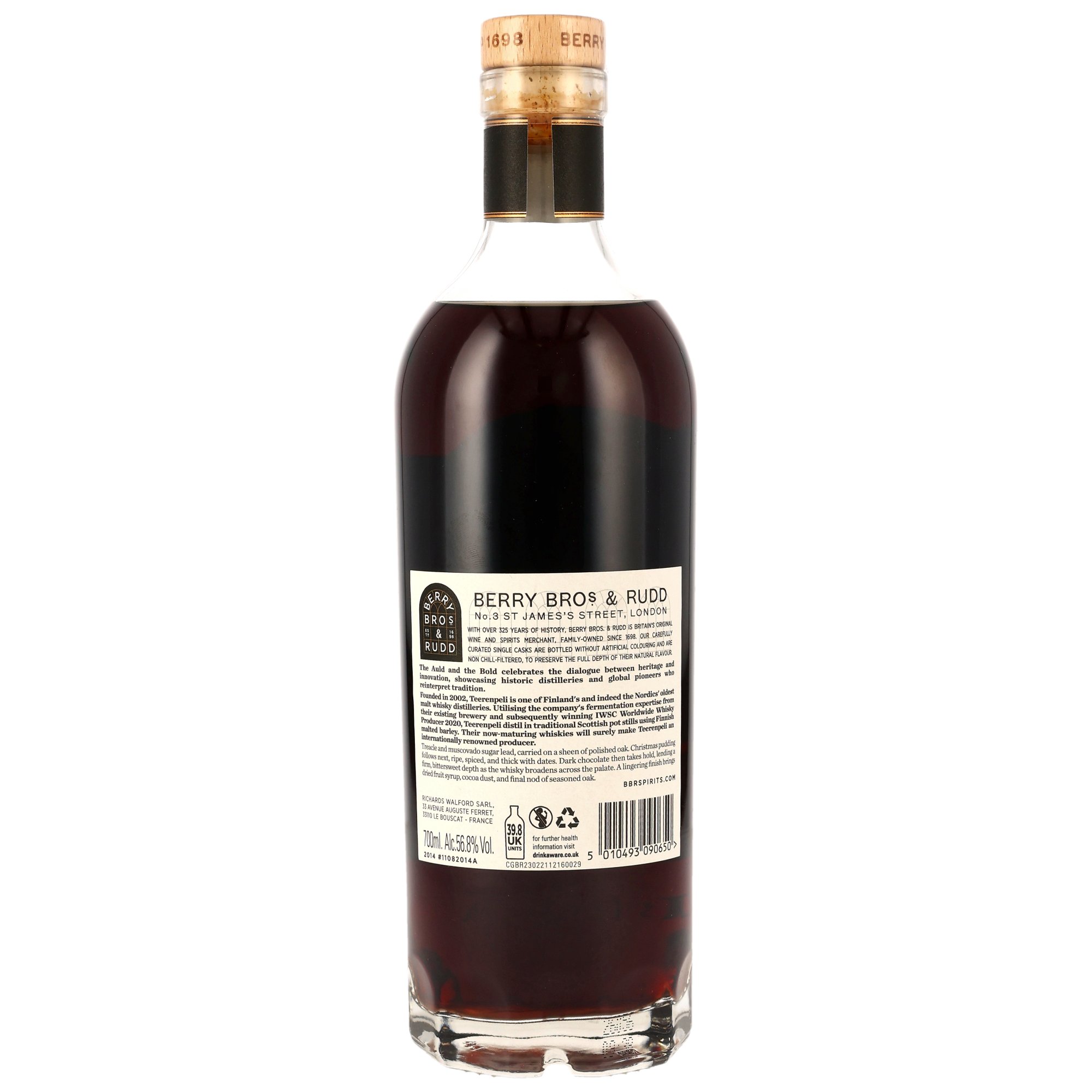 Teerenpeli 2014 - 11 y.o. - PX Hogshead #11082014A The Auld & The Bold (Berry Bros & Rudd)