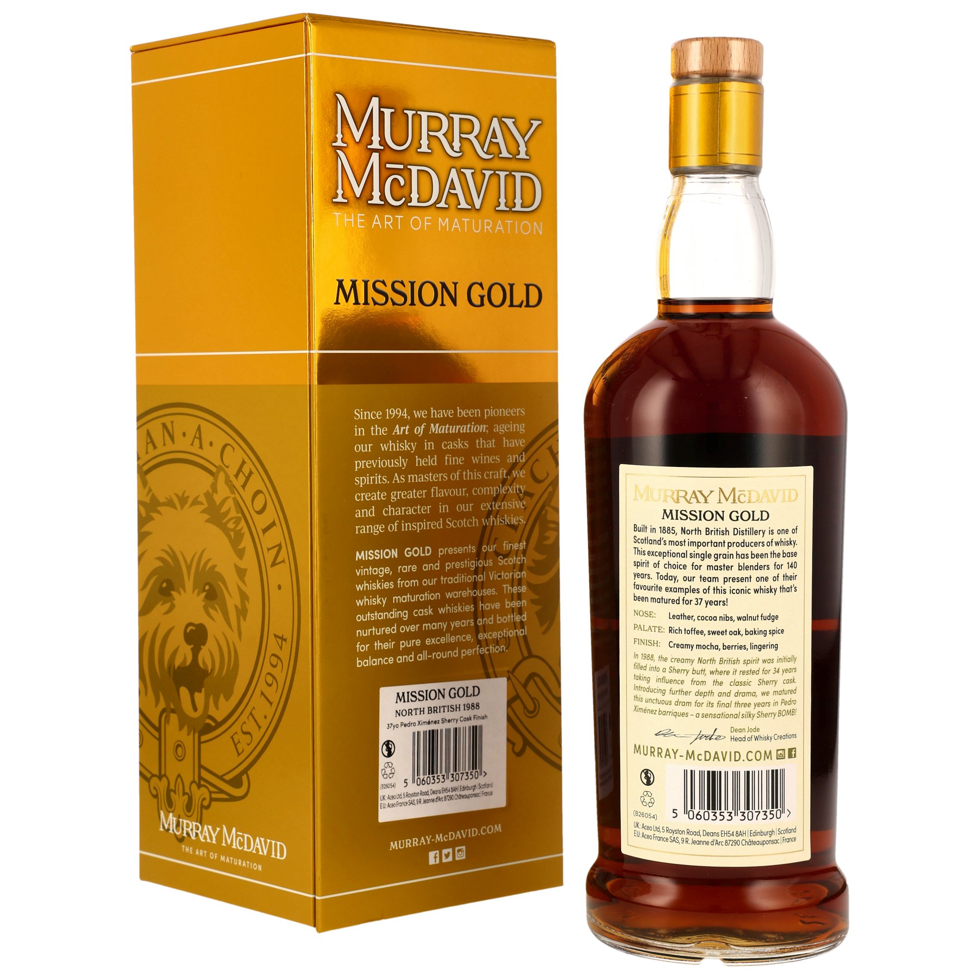 North British 1988/2026 - 37 y.o. - PX Sherry Barriques Finish - Murray McDavid