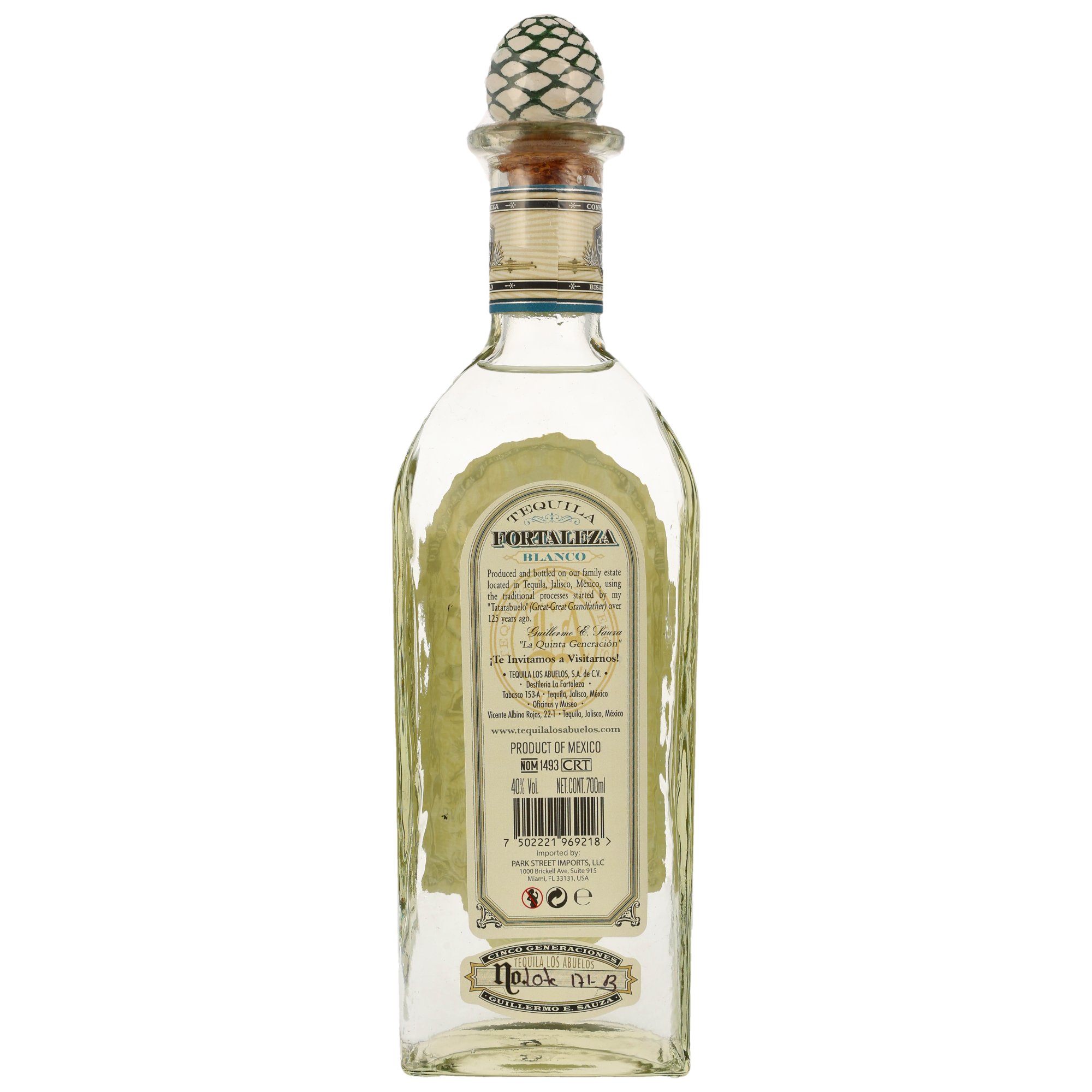 Fortaleza Blanco Tequila