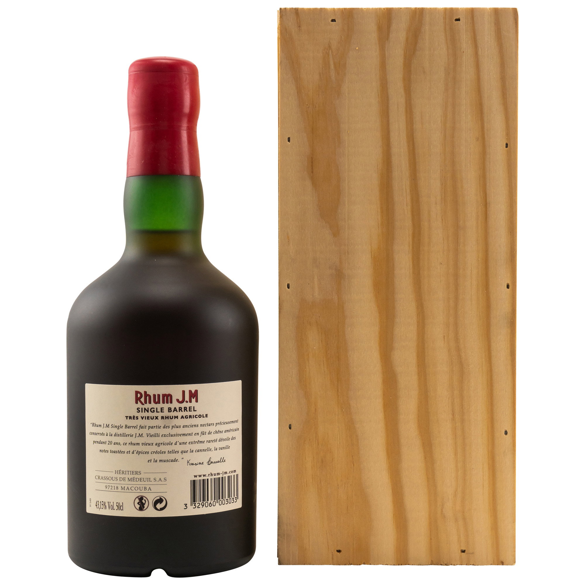 Rhum J.M Single Barrel 1999 FUT 011