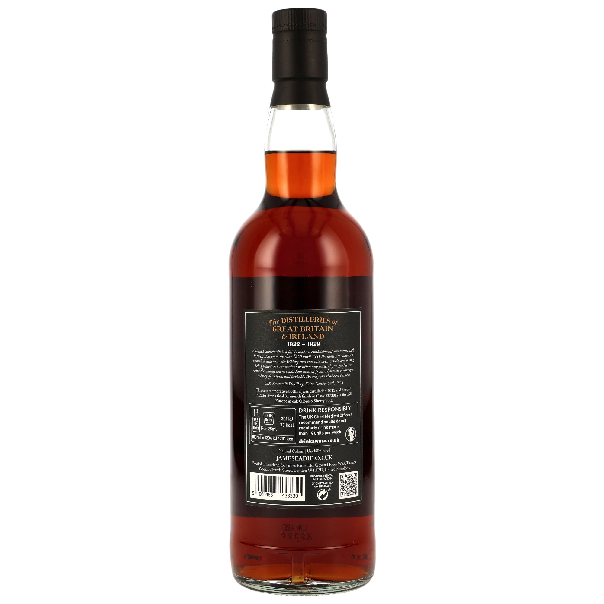 Strathmill 2011/2026 - 14 y.o. - 1st Fill Oloroso Sherry Butt Finish #373082 - James Eadie