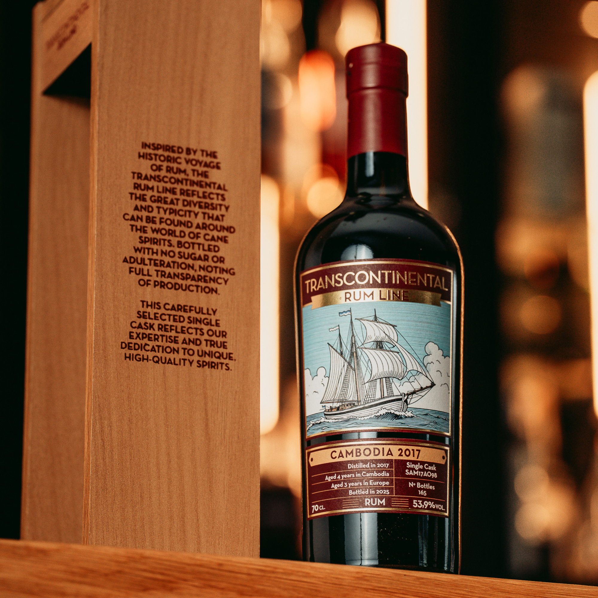 Cambodia 2017/2025 - 7 y.o. - Single Cask #SAM17AO98 - Transcontinental Rum Line - KIRSCH