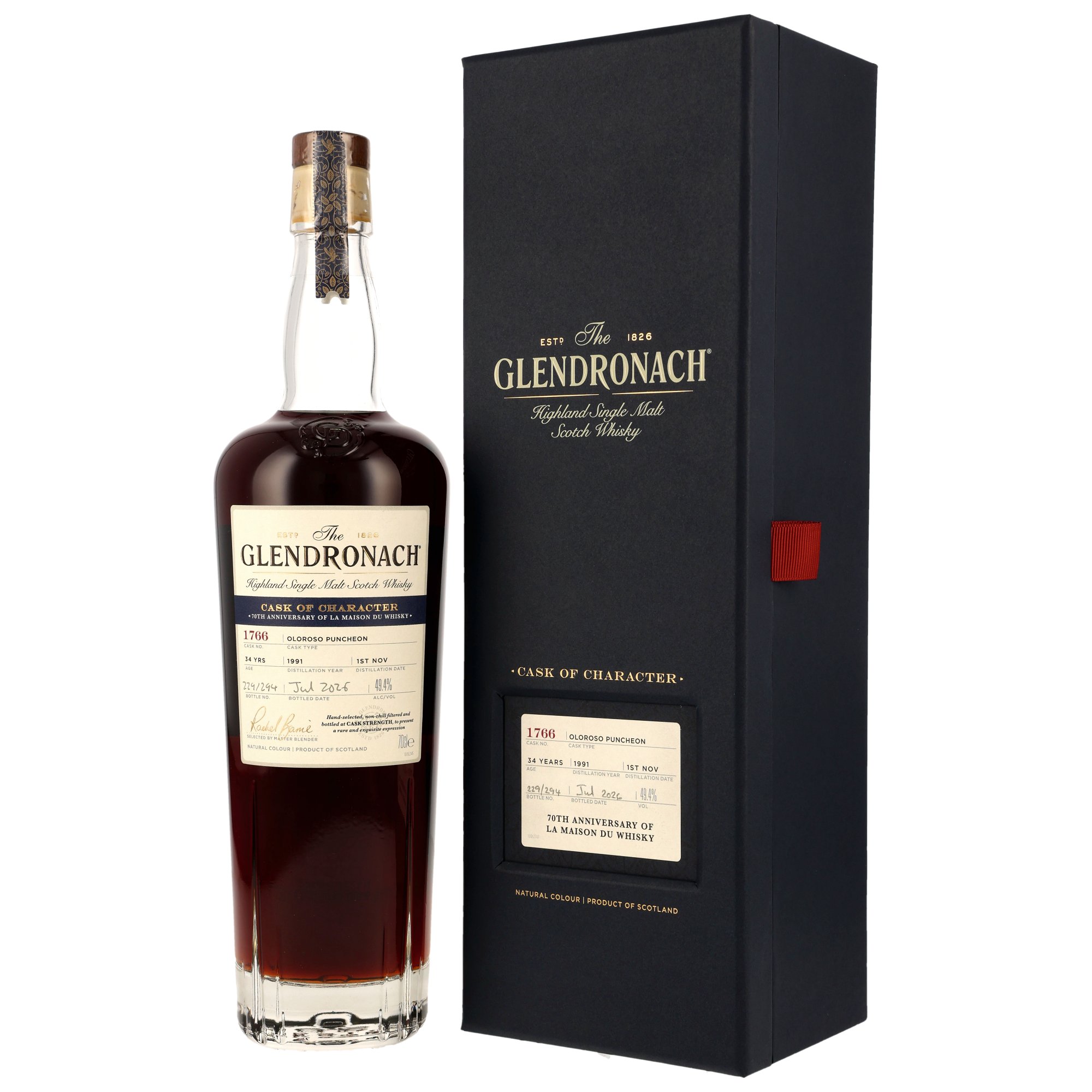 Glendronach 1991/2026 - 34 y.o. - Oloroso Sherry Puncheon #1766