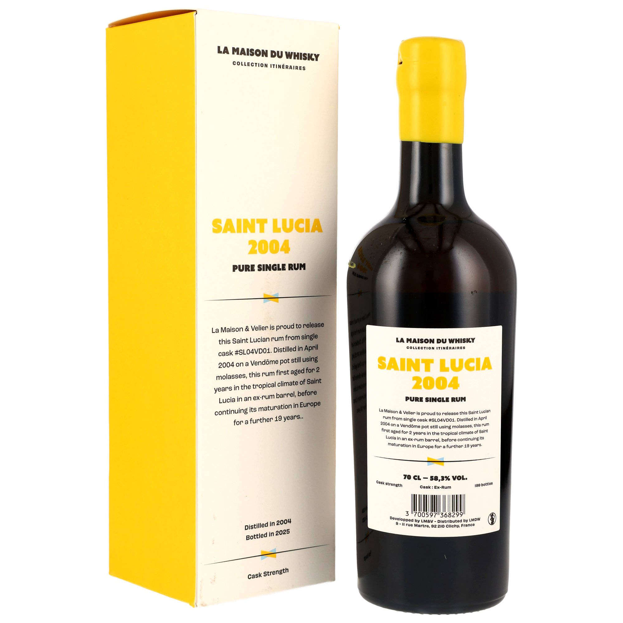 Saint Lucia 2004/20205 - 21 y.o. - ex-Rum Barrel #SL04VD01 - Flag Series