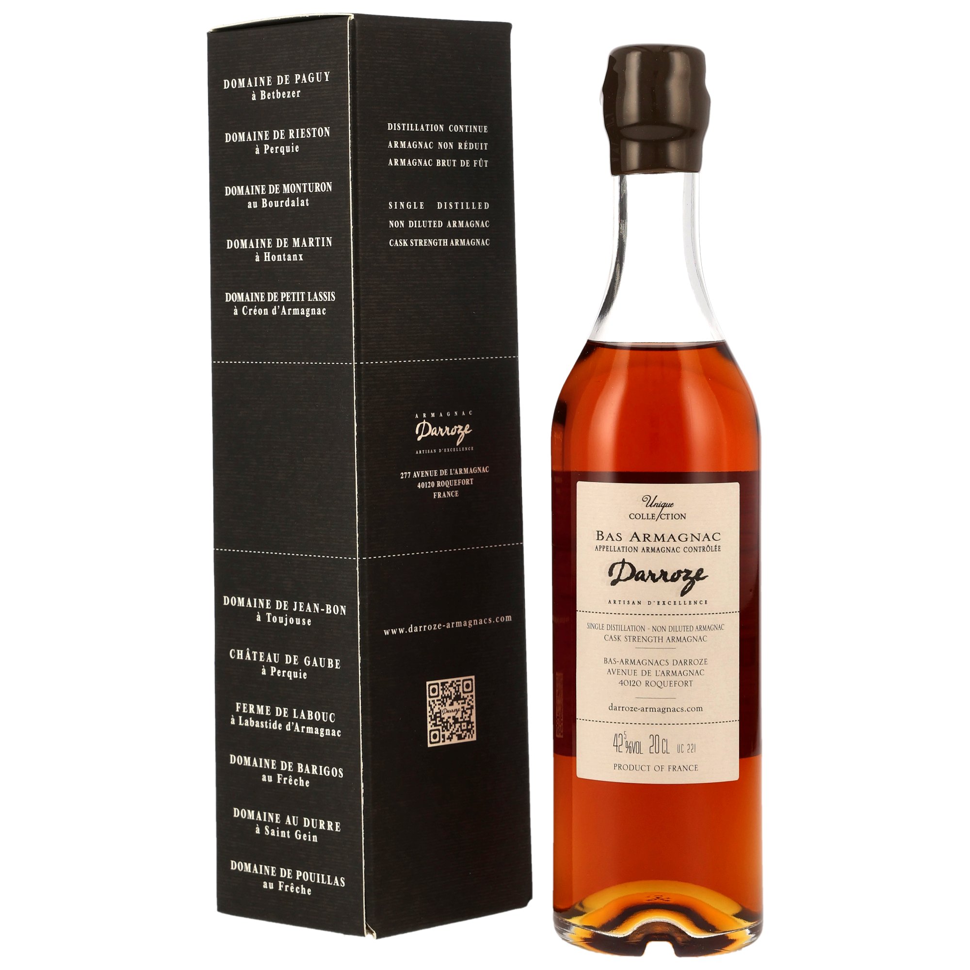 Chateau de Gaube 1962/2026 - 64 y.o. -  200ml - Armagnac Darroze